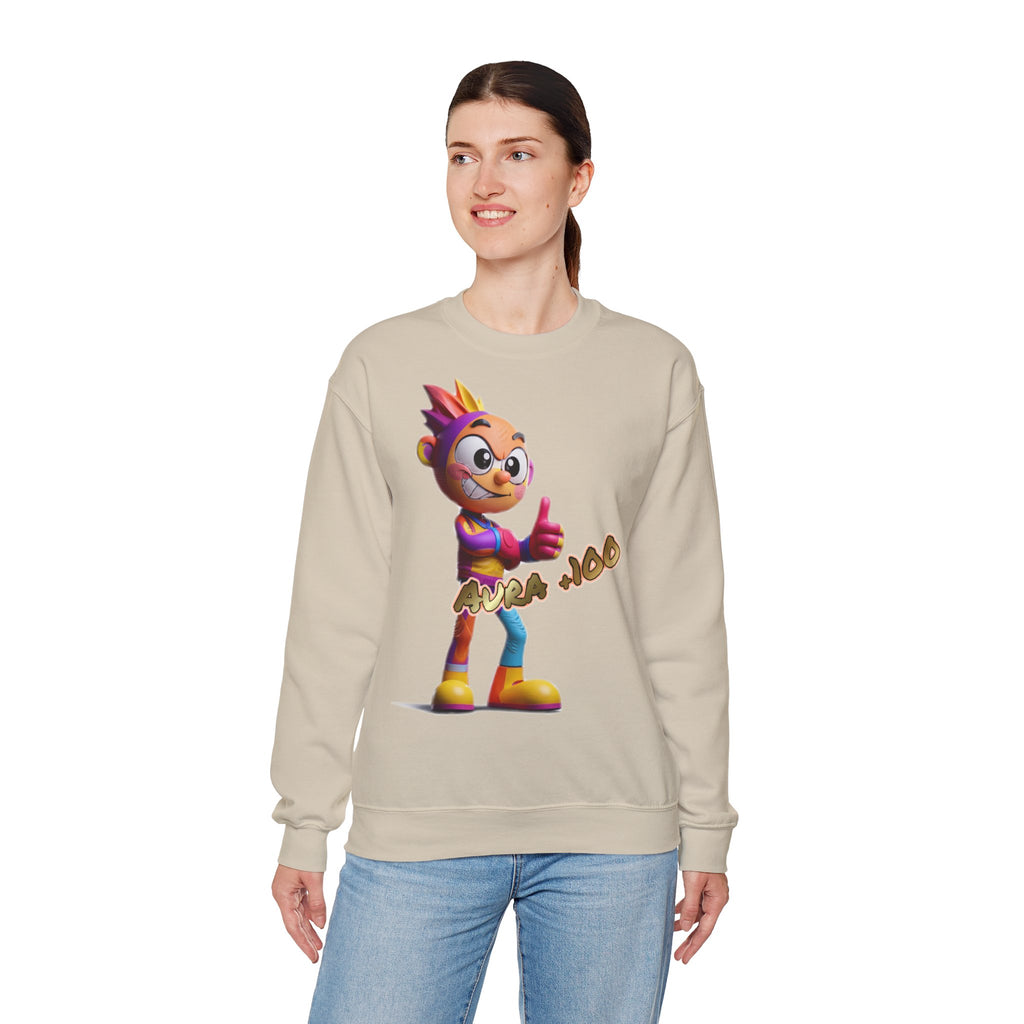 Sweatshirt „Aura +100“ | Humor | Phönix-Potsdam®