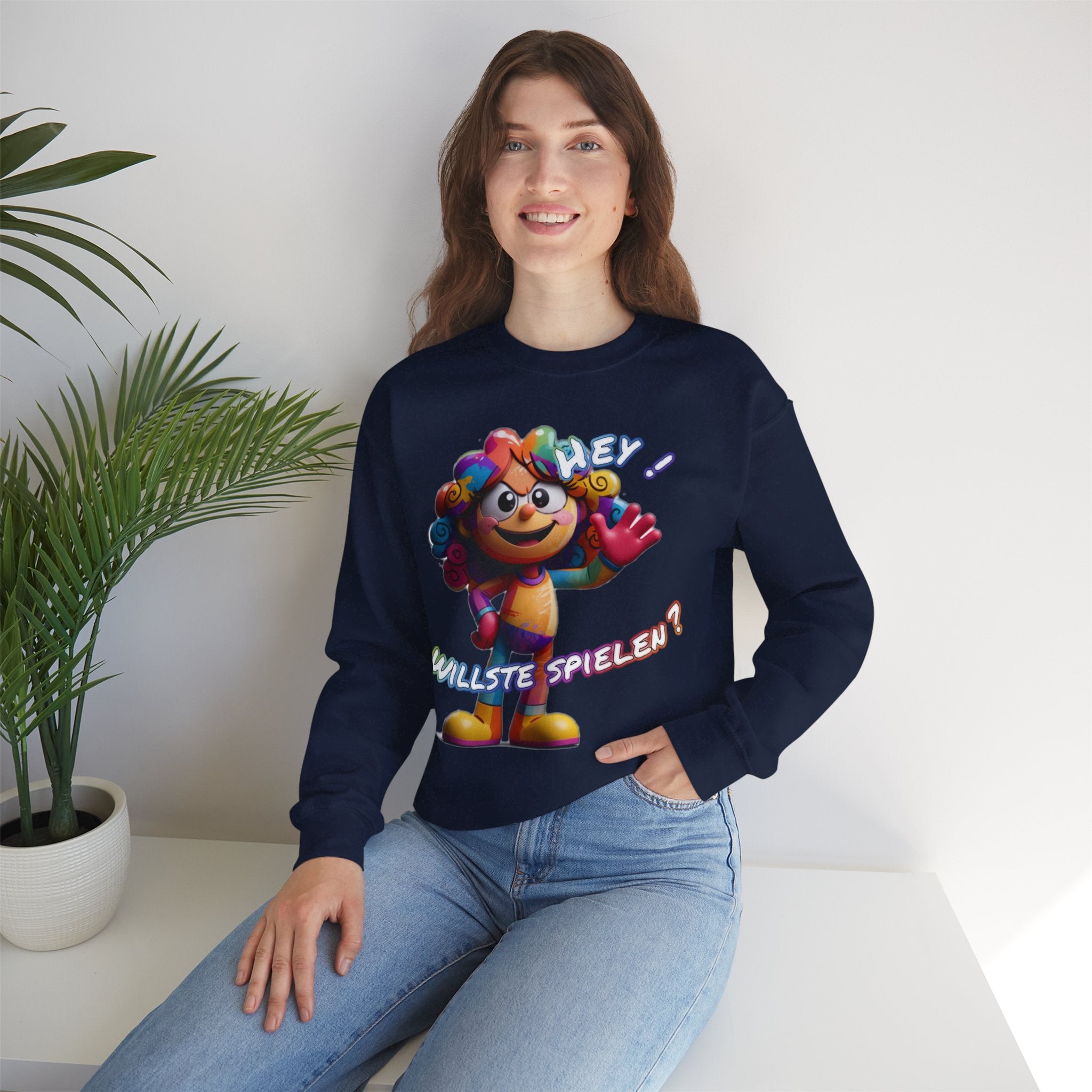 Sweatshirt „Hey! Willste spielen?“ | Humor | Phönix-Potsdam®
