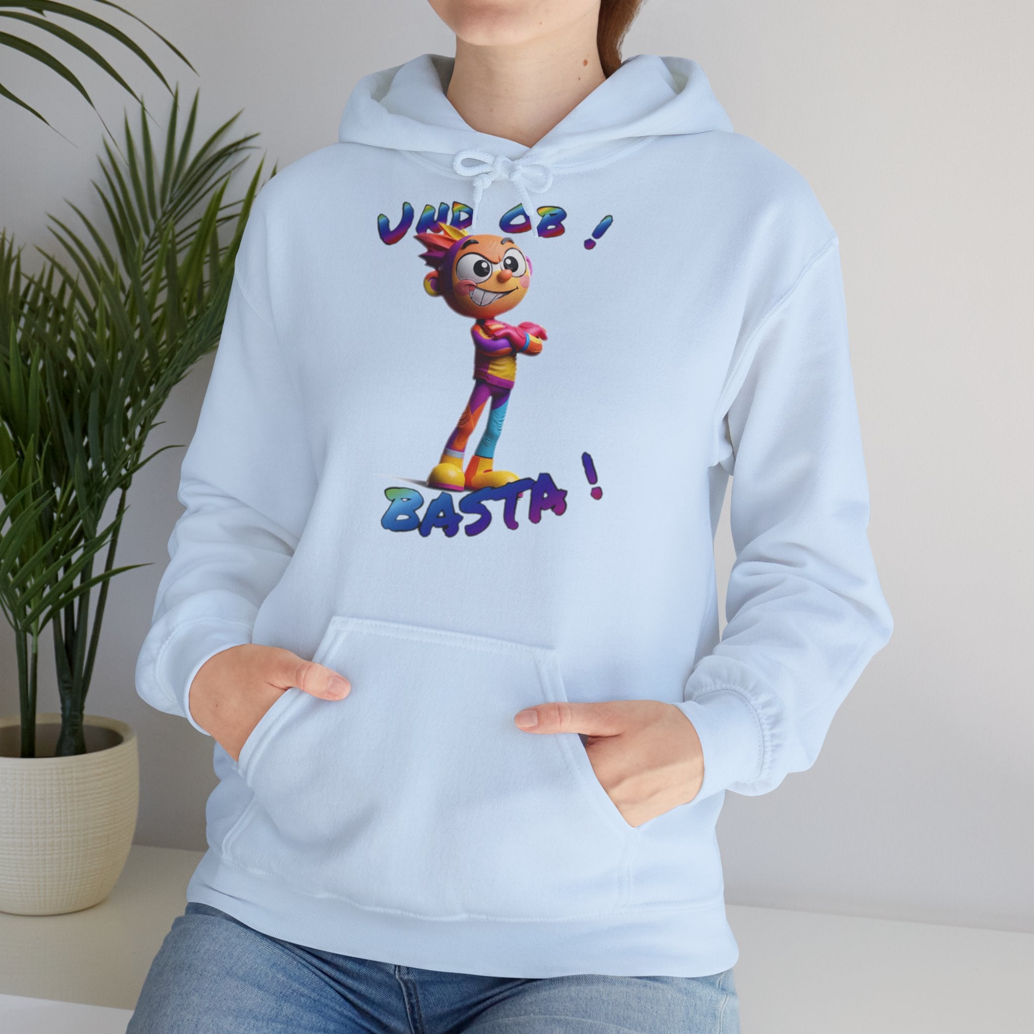 Hoodie „Und ob! Basta!“ | Humor | Phönix-Potsdam®