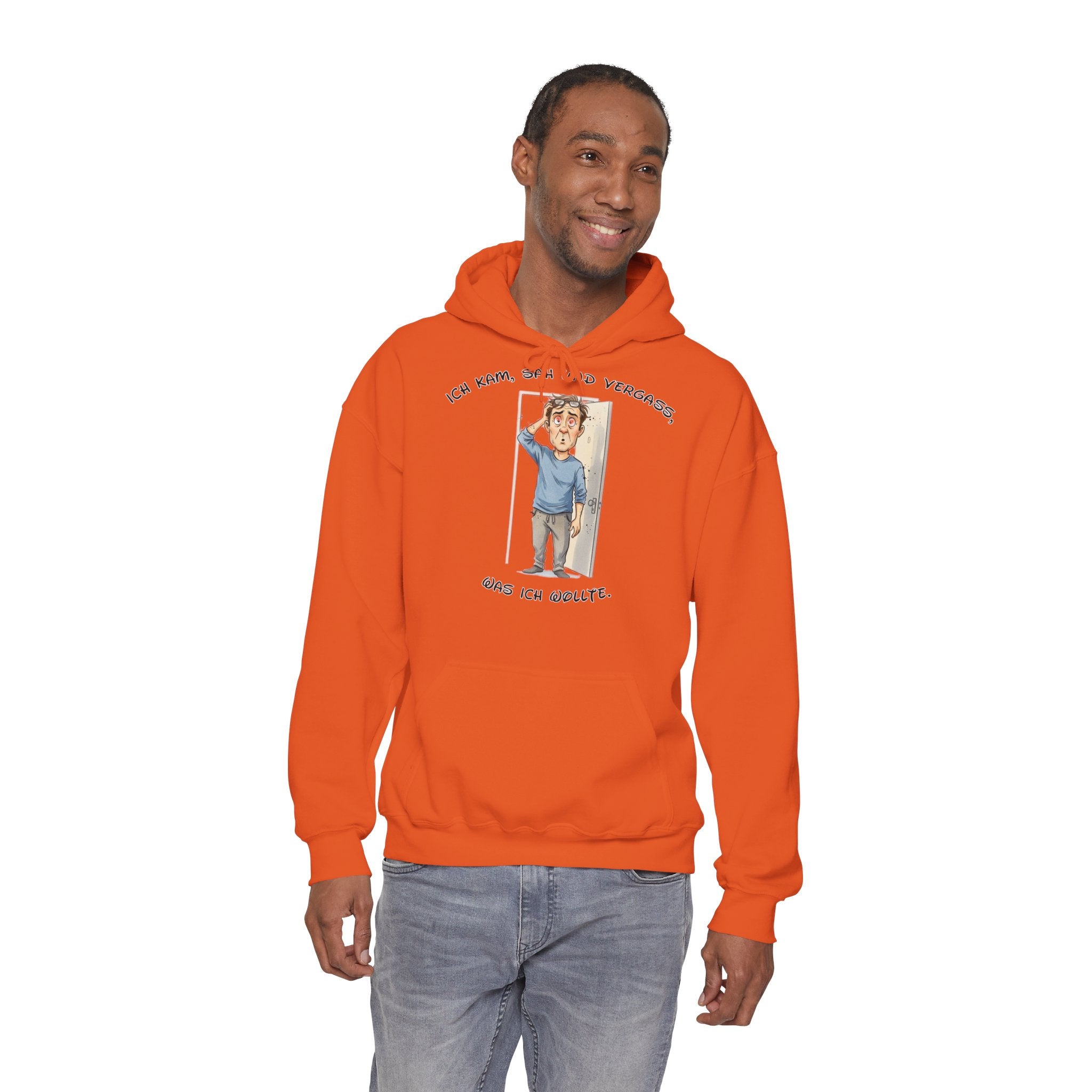 Ich kam, sah und vergaß Hoodie | Karikatur | Phönix-Potsdam®