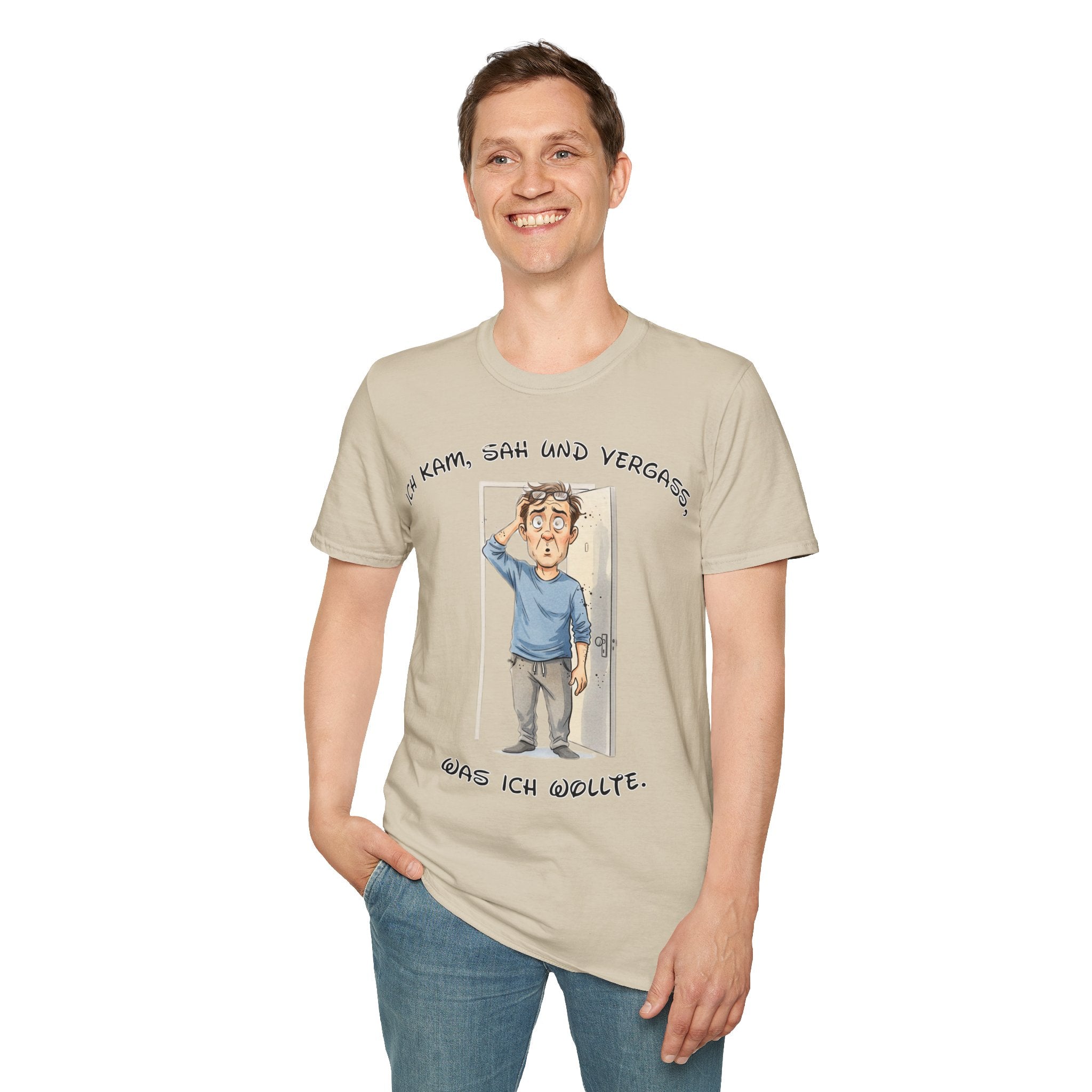 Ich kam, sah und vergaß T-Shirt | Karikatur | Phönix-Potsdam®