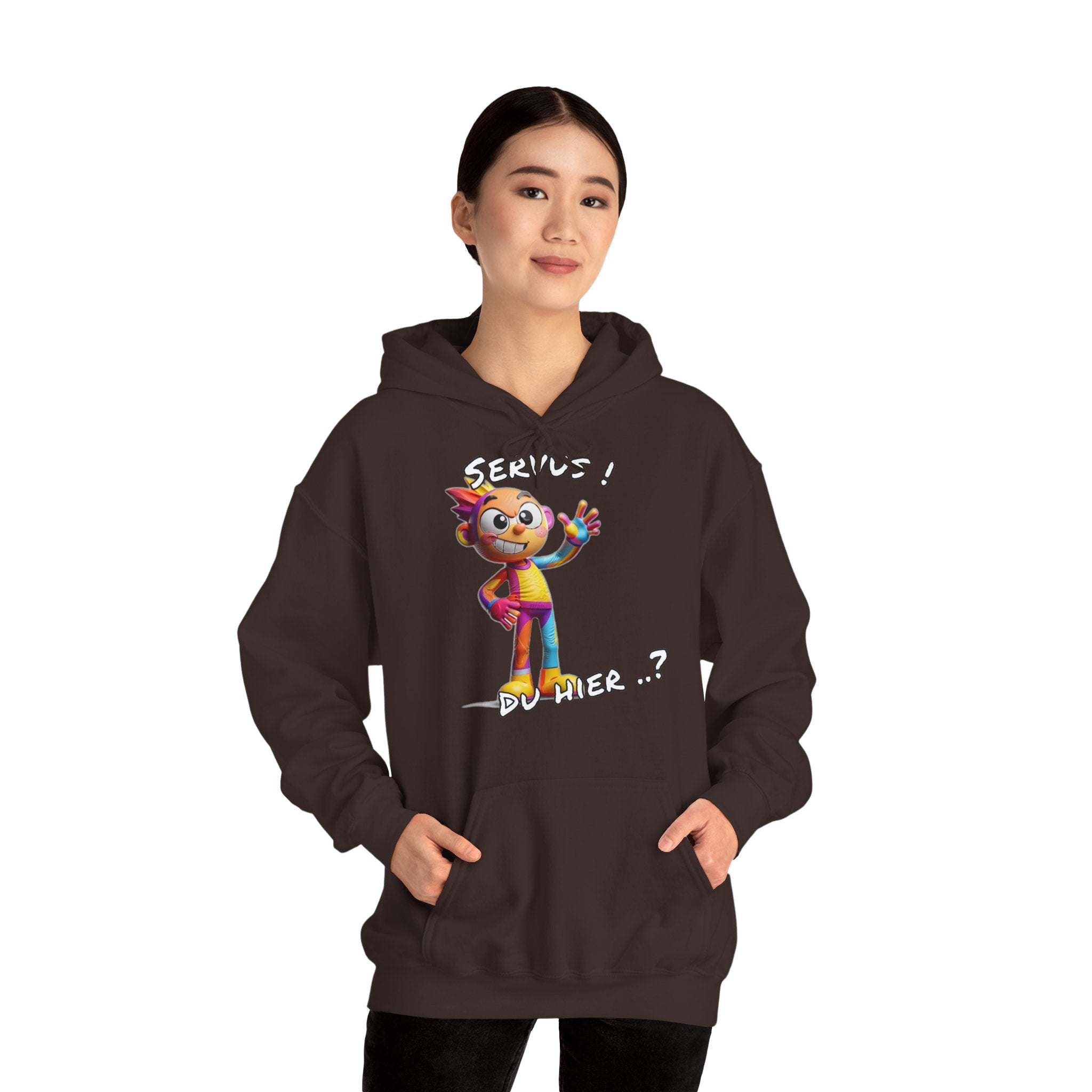 Hoodie „Servus! Du hier..?“ | Humor | Phönix-Potsdam®