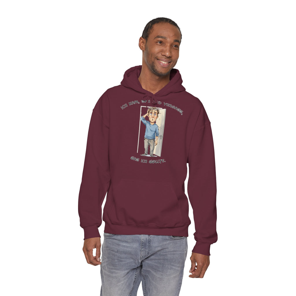 Ich kam, sah und vergaß Hoodie | Karikatur | Phönix-Potsdam®