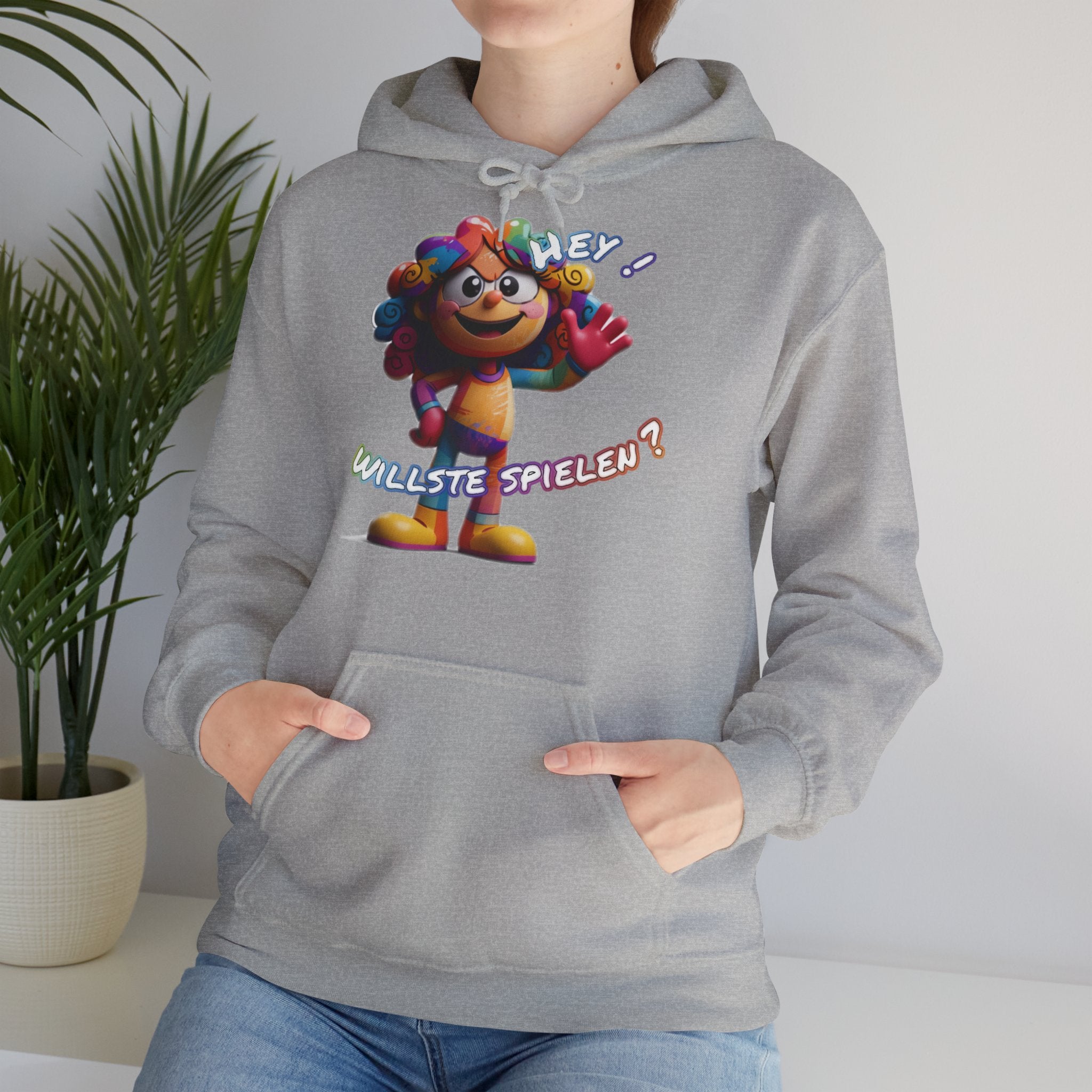 Hoodie „Hey! Willste spielen?“ | Humor | Phönix-Potsdam®