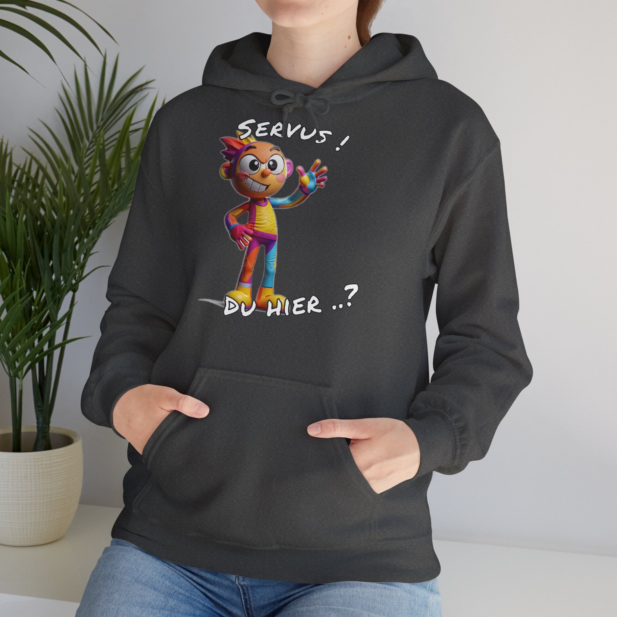 Hoodie „Servus! Du hier..?“ | Humor | Phönix-Potsdam®