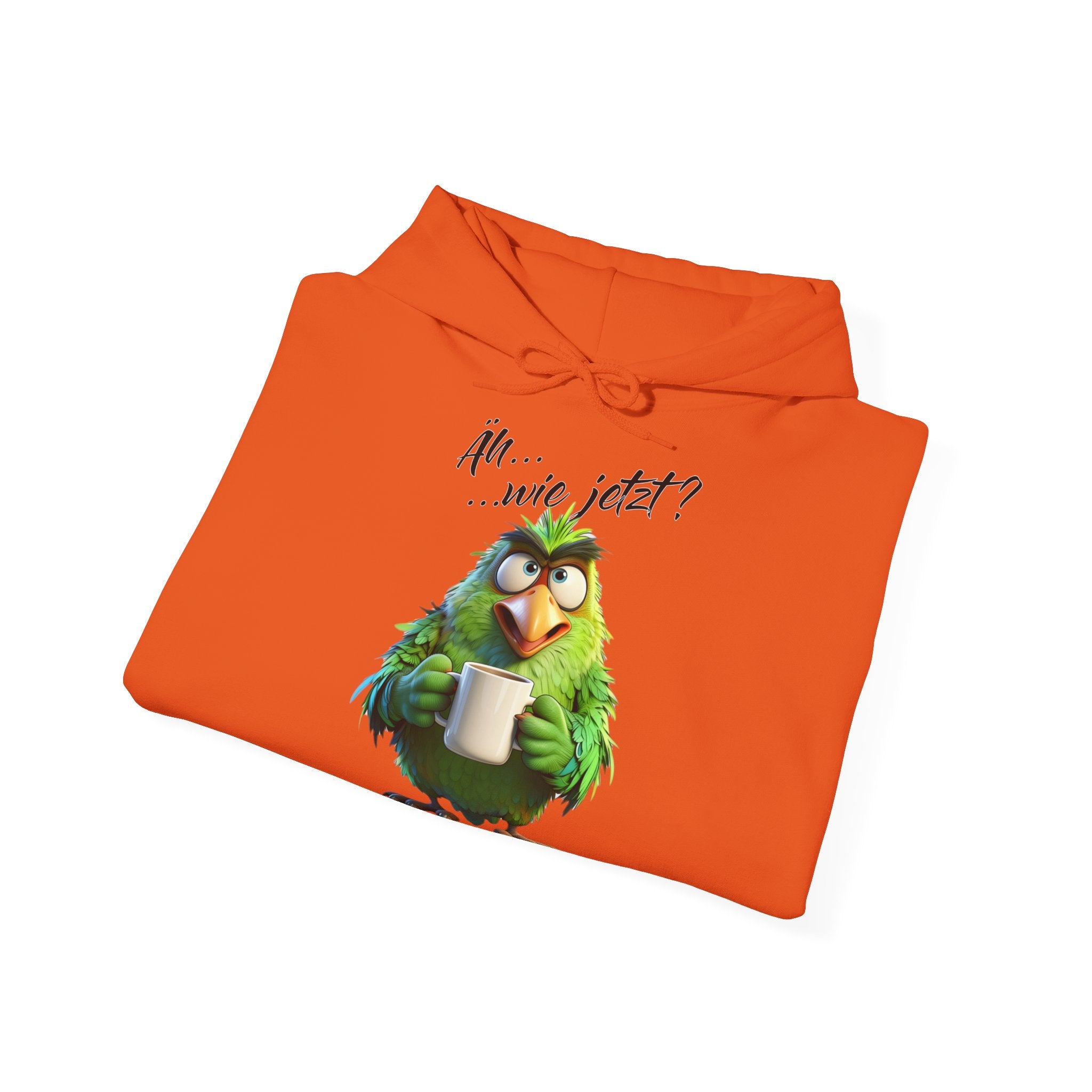 Papagei „Äh...wie jetzt?“ Hoodie | Humor | Phönix-Potsdam®