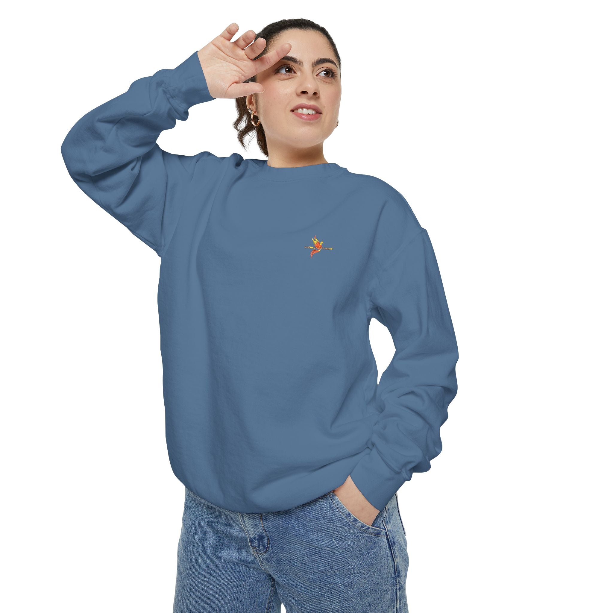 Sweatshirt | Garment-Dyed | Gestickt | Phönix-Potsdam®