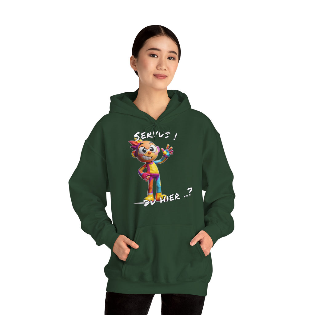 Hoodie „Servus! Du hier..?“ | Humor | Phönix-Potsdam®