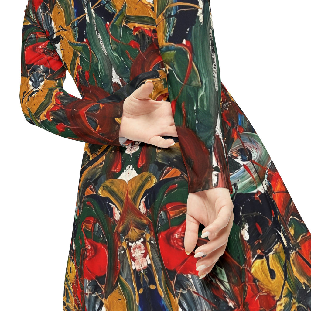 Vintage Swingkleid | Bemustert | Allover-Print | Phönix-Potsdam®
