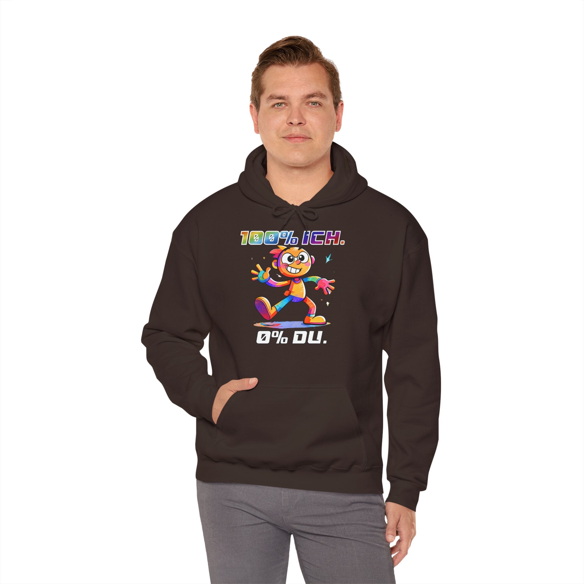 Hoodie „100 % ICH – 0 % DU“ | Humor | Phönix-Potsdam®