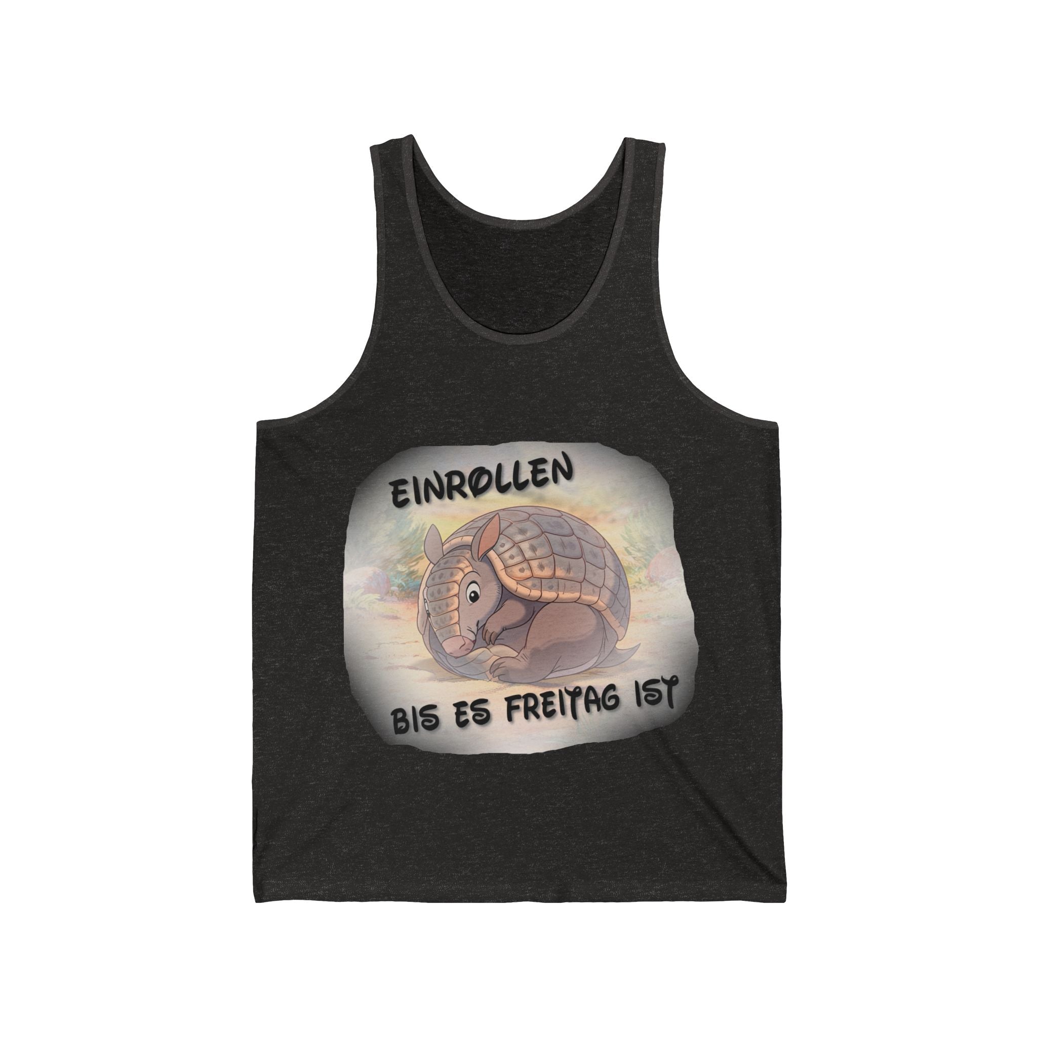 Gürteltier „Einrollen bis es Freitag ist“ Tank Top | Phönix-Potsdam®
