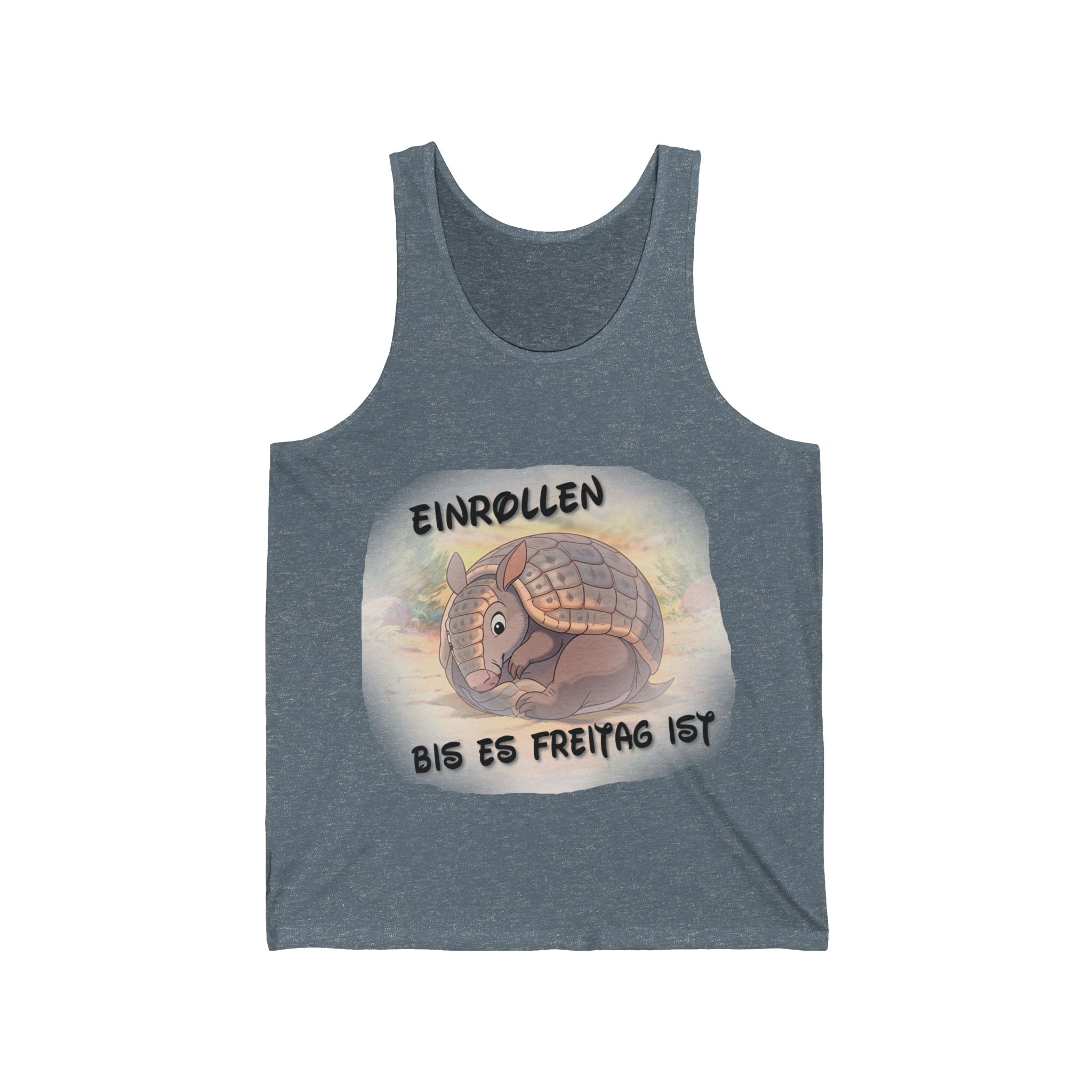 Gürteltier „Einrollen bis es Freitag ist“ Tank Top | Phönix-Potsdam®