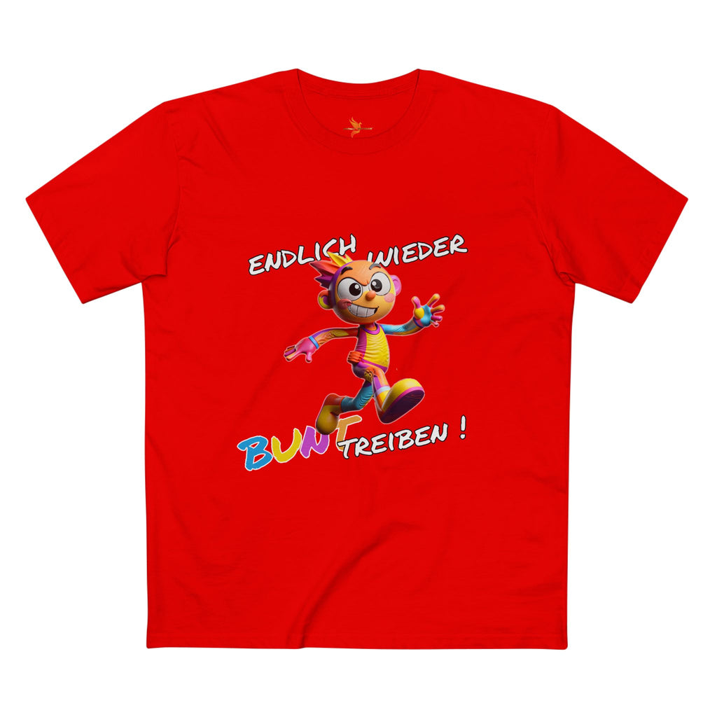 T-Shirt „Endlich wieder BUNT treiben!“ | Humor | Phönix-Potsdam®