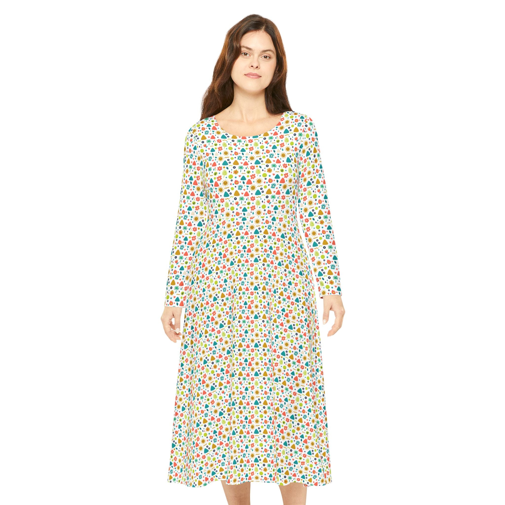 Vintage Swingkleid | Bemustert | Allover-Print | Phönix-Potsdam®