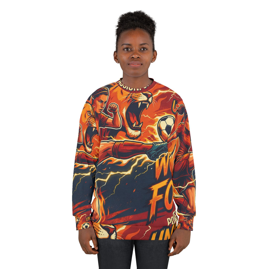 Fußball Sweatshirt – "Unstoppable Force" | All-Over-Print | Phönix-Potsdam®
