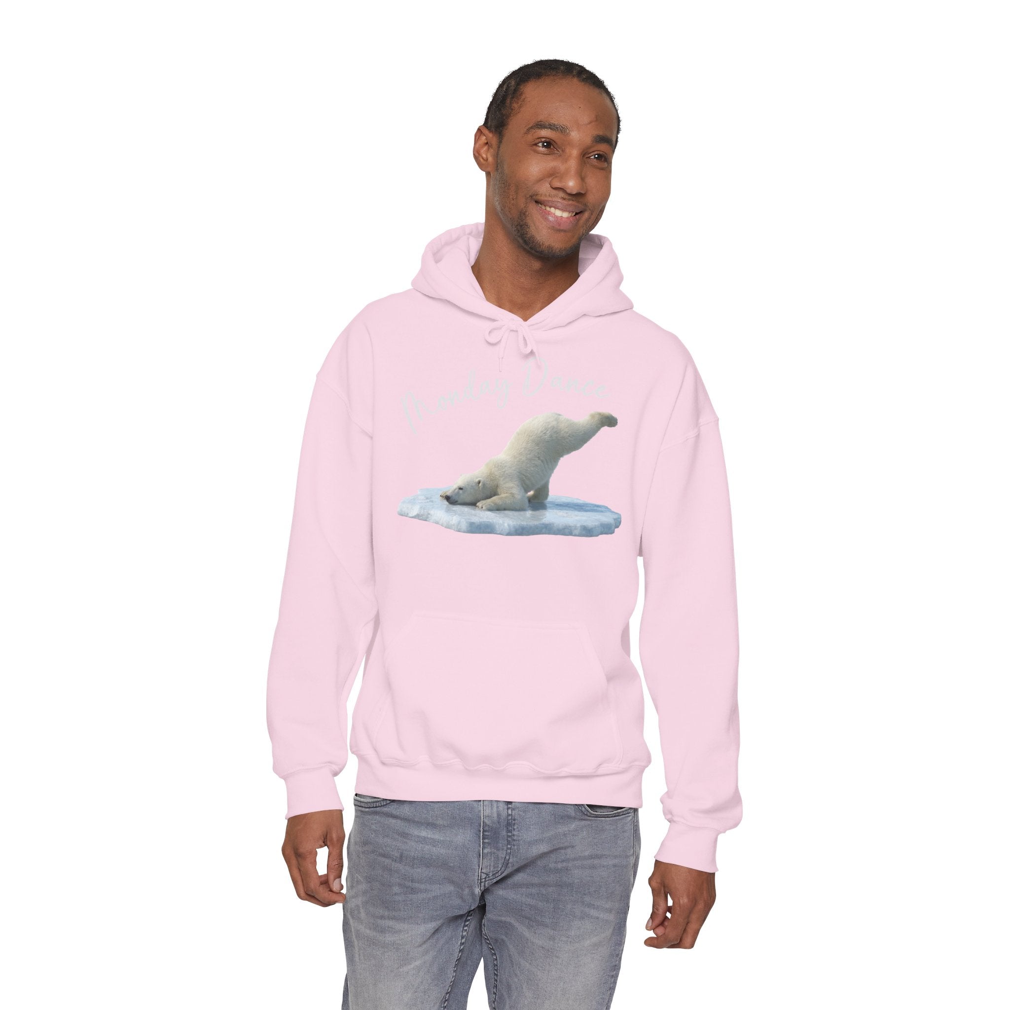 Eisbär „Monday Dance" Hoodie | Karikatur | Phönix-Potsdam®