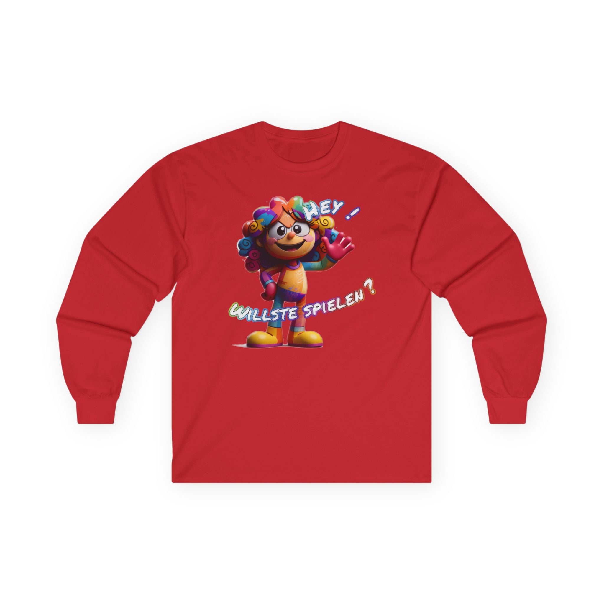 Langarmshirt „Hey! Willste spielen?“ | Humor | Phönix-Potsdam®