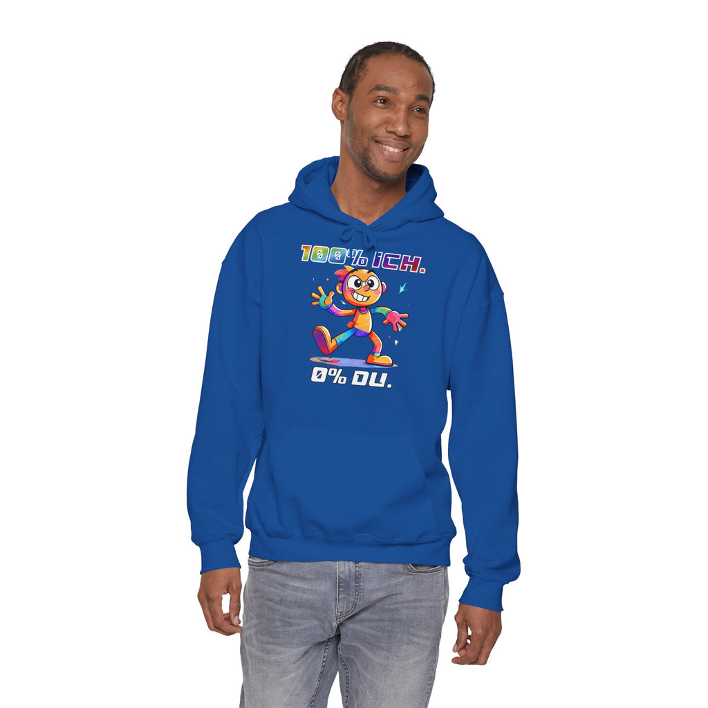 Hoodie „100 % ICH – 0 % DU“ | Humor | Phönix-Potsdam®
