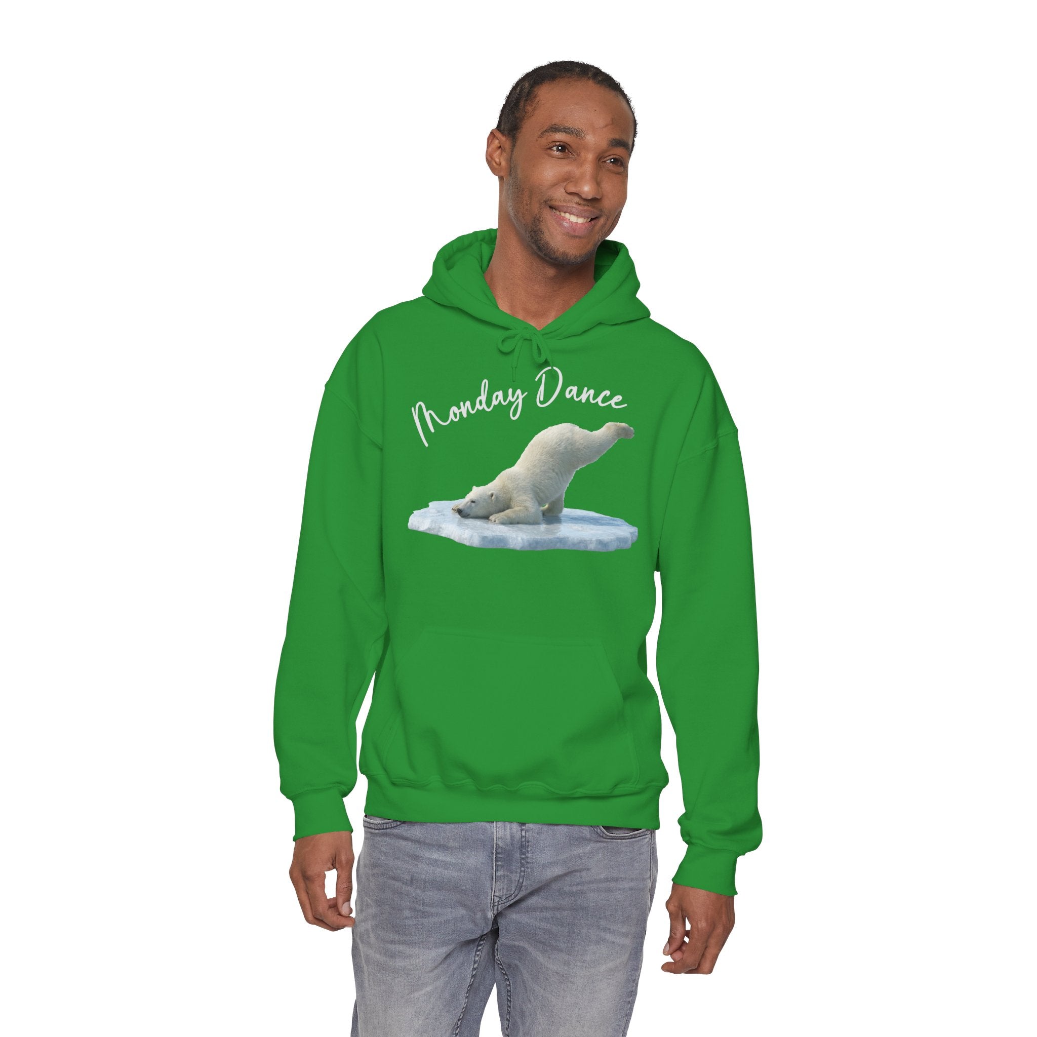 Eisbär „Monday Dance" Hoodie | Karikatur | Phönix-Potsdam®