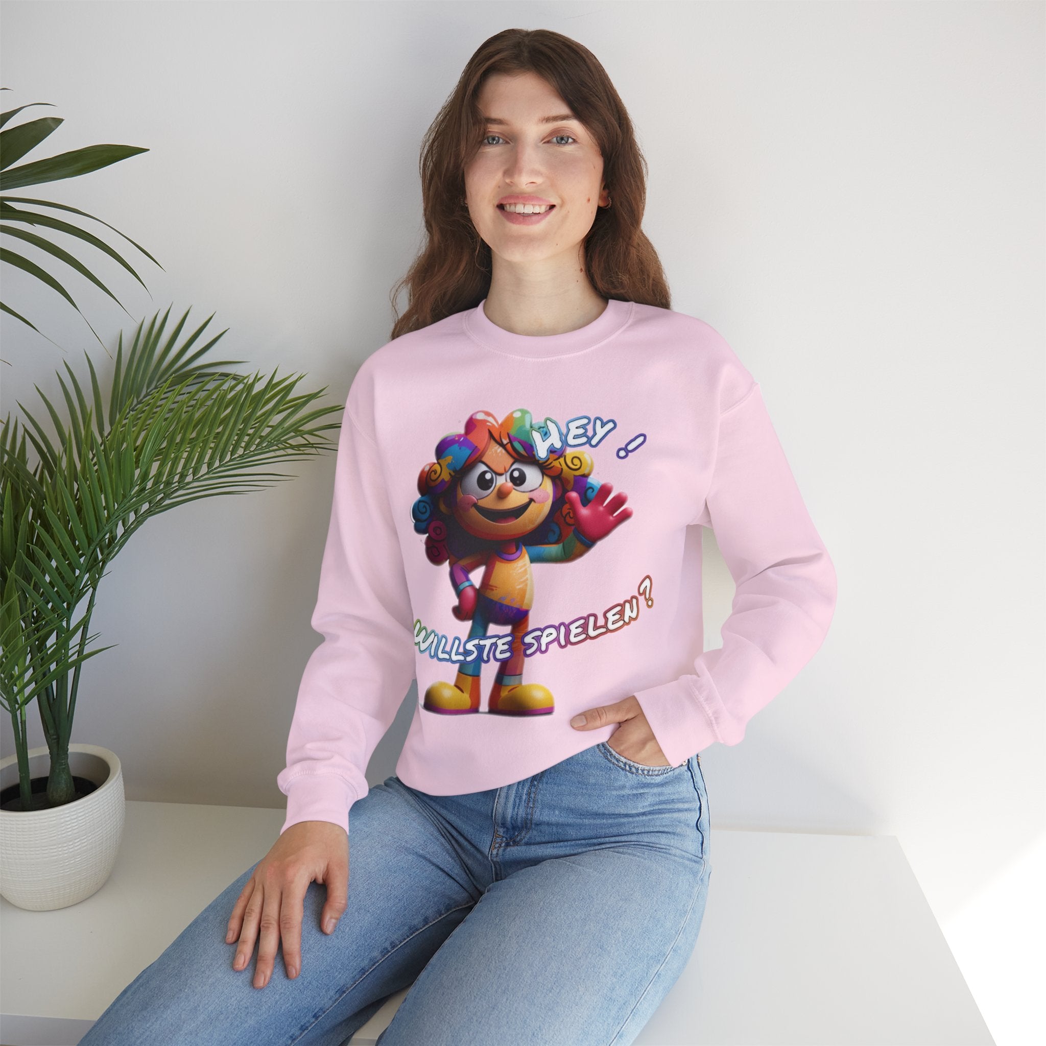 Sweatshirt „Hey! Willste spielen?“ | Humor | Phönix-Potsdam®