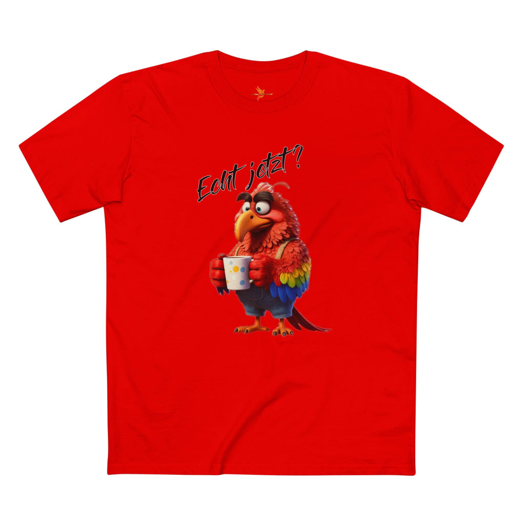 Papagei „Echt jetzt?“ T-Shirt | Humor | Phönix-Potsdam®