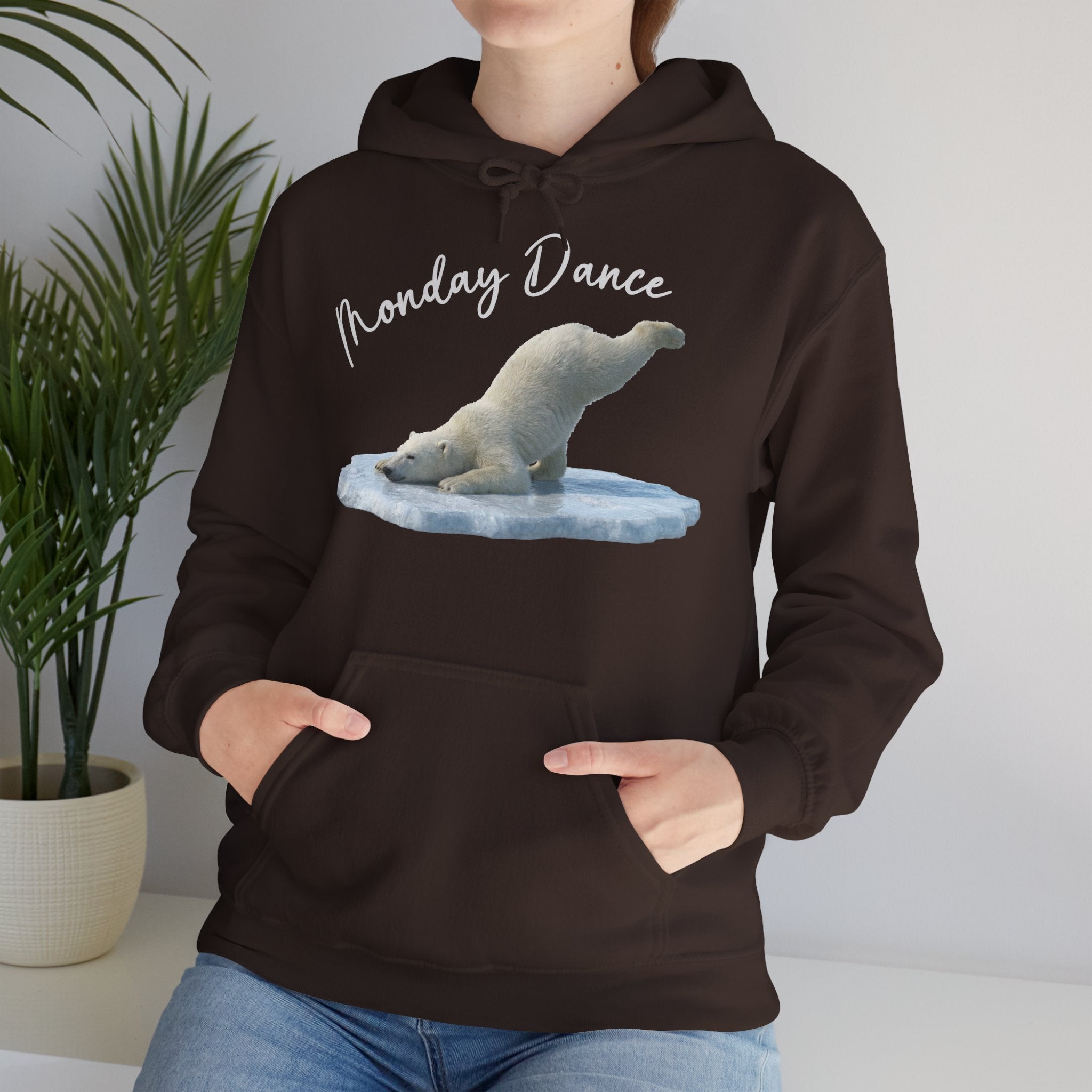 Eisbär „Monday Dance" Hoodie | Karikatur | Phönix-Potsdam®