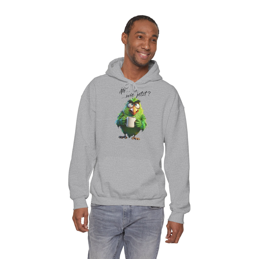 Papagei „Äh...wie jetzt?“ Hoodie | Humor | Phönix-Potsdam®