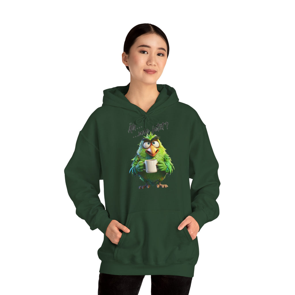 Papagei „Äh...wie jetzt?“ Hoodie | Humor | Phönix-Potsdam®