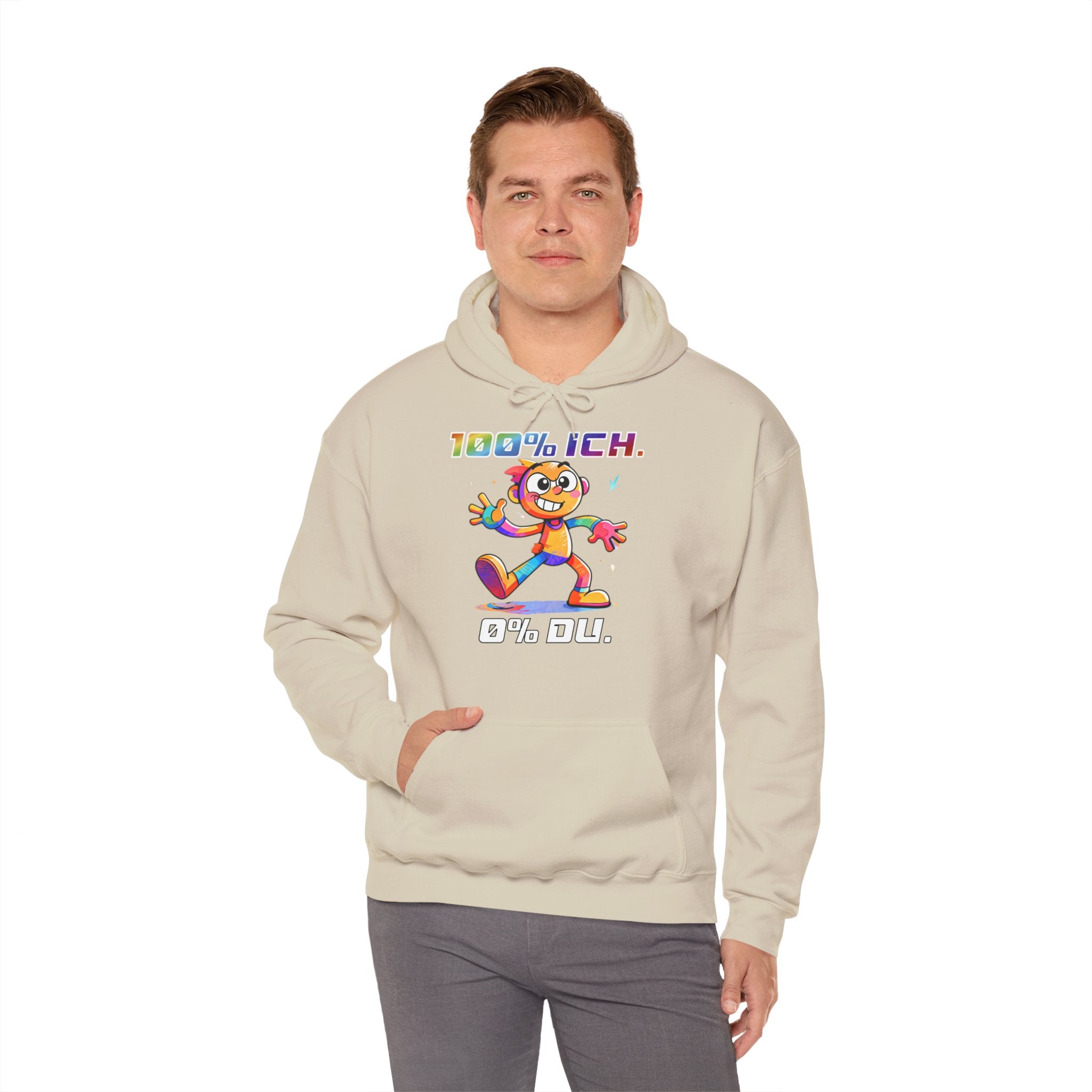 Hoodie „100 % ICH – 0 % DU“ | Humor | Phönix-Potsdam®