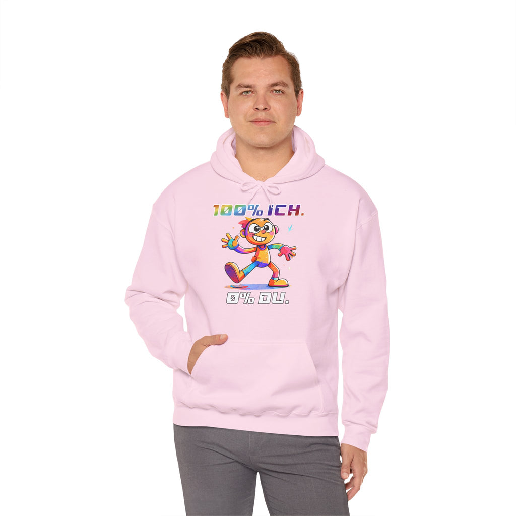 Hoodie „100 % ICH – 0 % DU“ | Humor | Phönix-Potsdam®