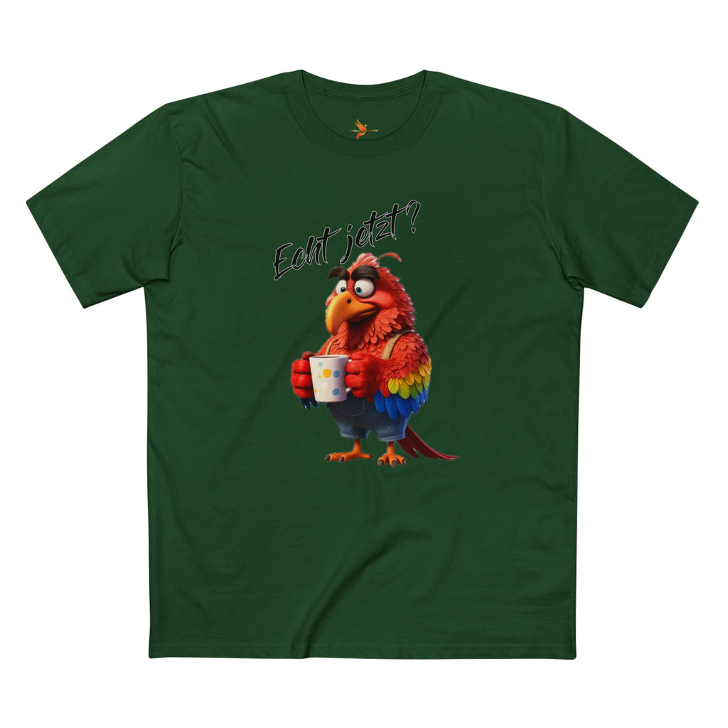 Papagei „Echt jetzt?“ T-Shirt | Humor | Phönix-Potsdam®