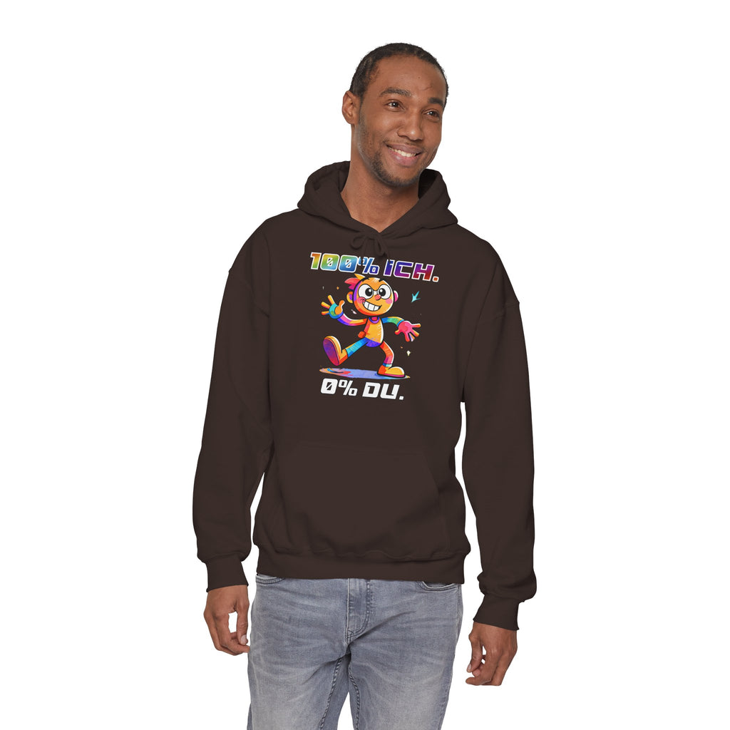 Hoodie „100 % ICH – 0 % DU“ | Humor | Phönix-Potsdam®