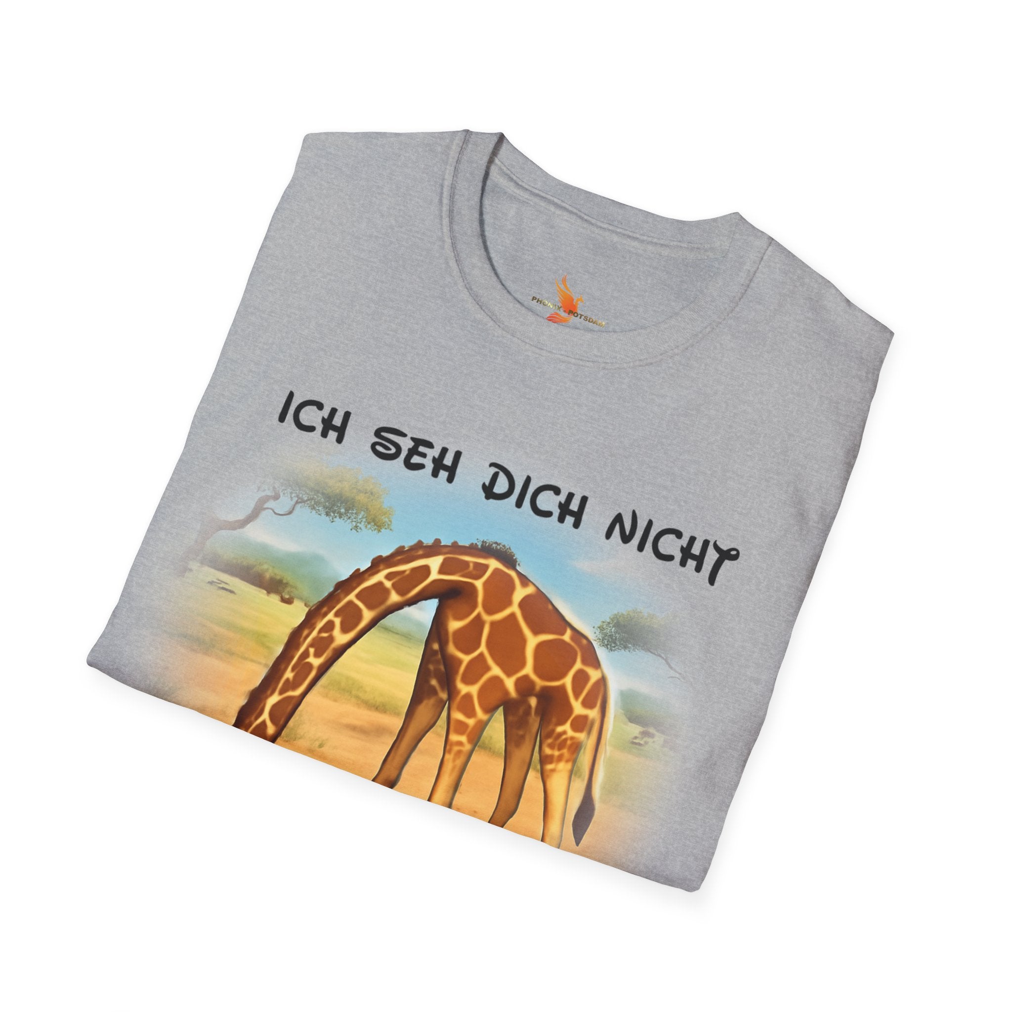 Giraffe „Ich seh dich nicht – Du siehst mich nicht“ T-Shirt | Phönix-Potsdam®