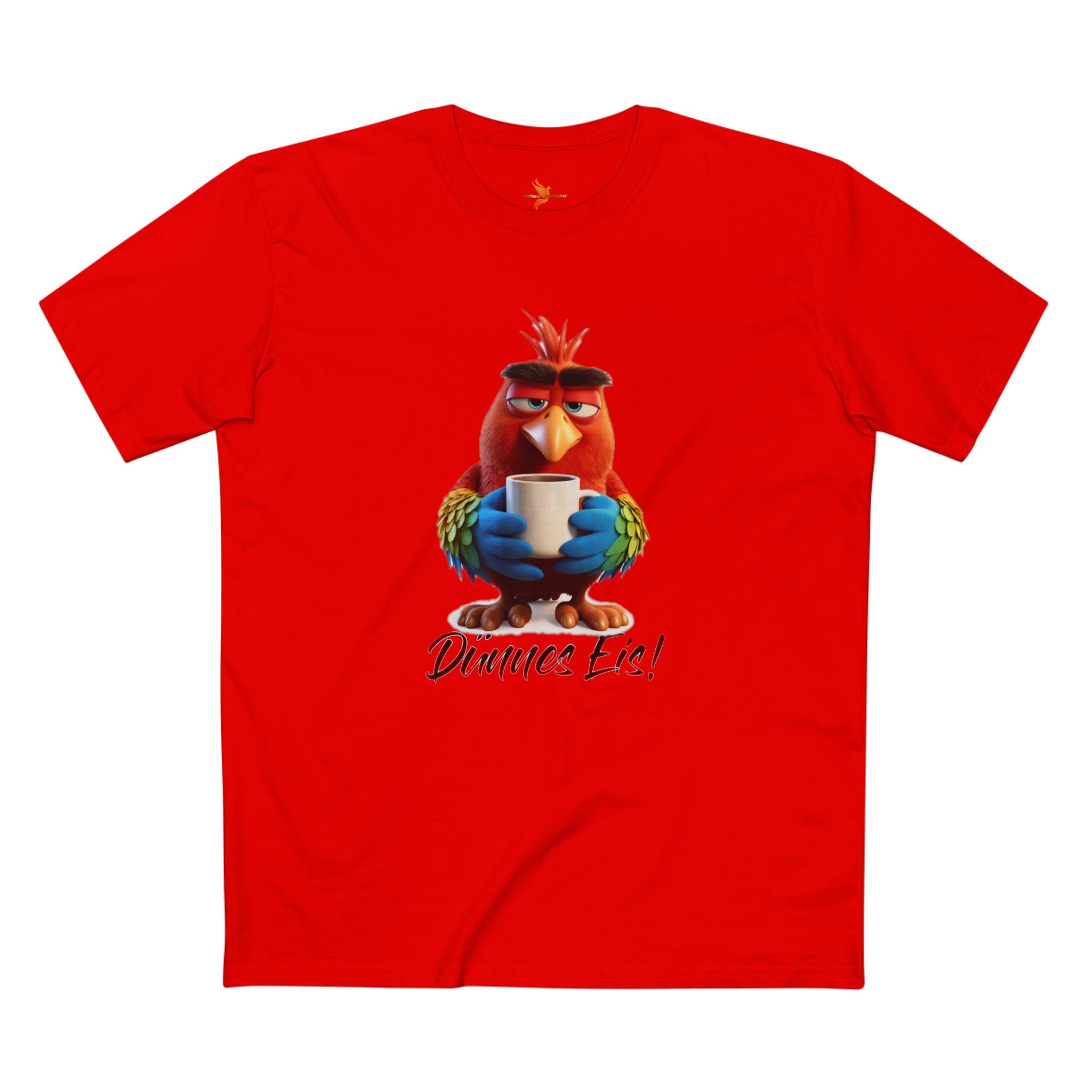 Papagei „Dünnes Eis!“ T-Shirt | Humor | Phönix-Potsdam®