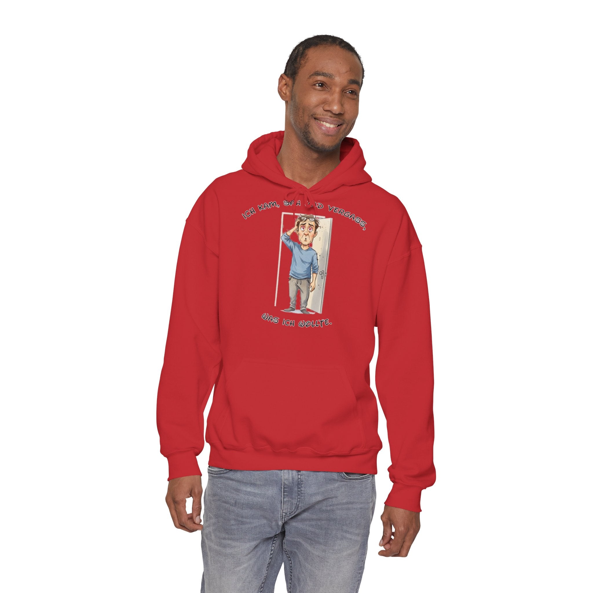 Ich kam, sah und vergaß Hoodie | Karikatur | Phönix-Potsdam®