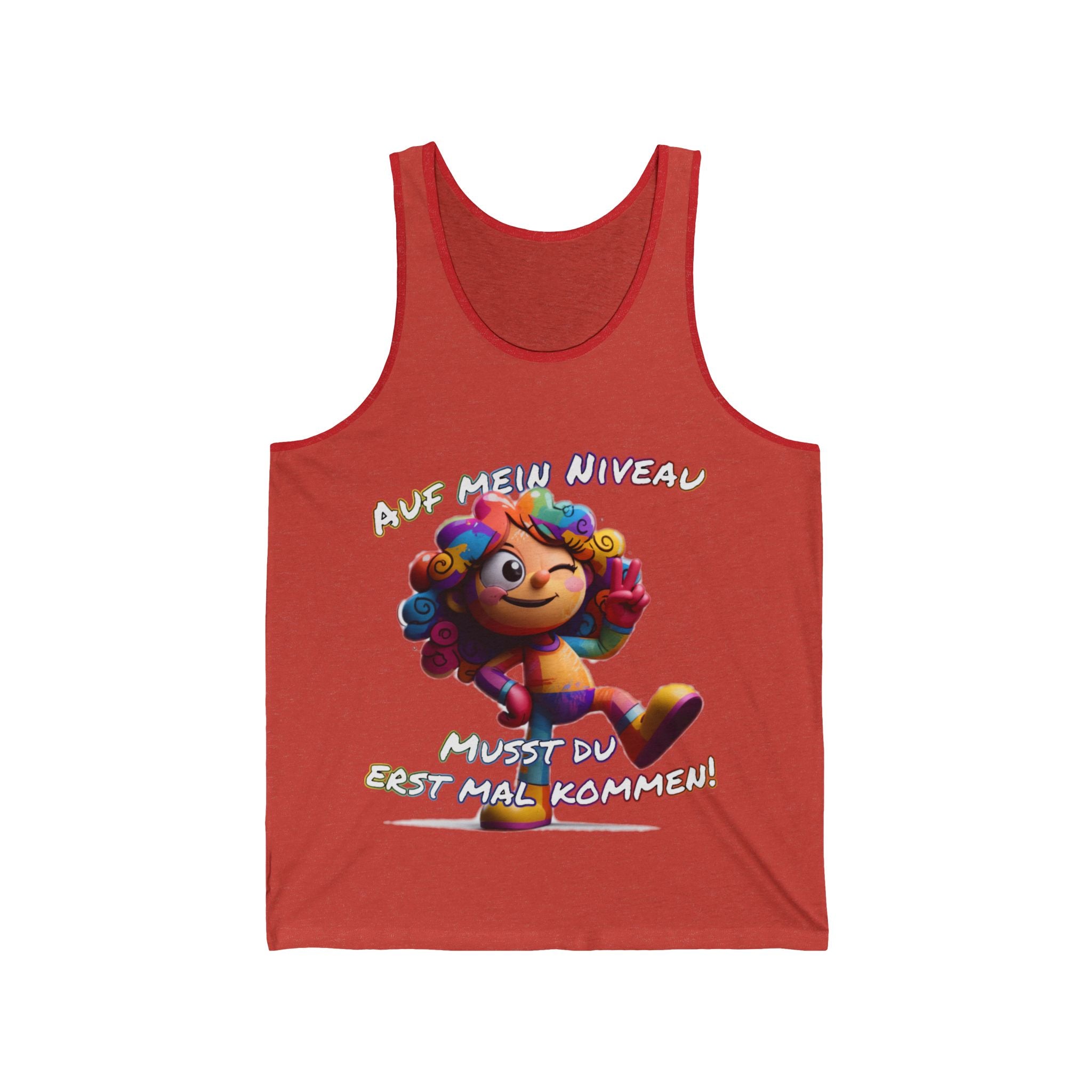 „Auf mein Niveau musst du erst mal kommen!“ Tank Top | Humor | Phönix-Potsdam®