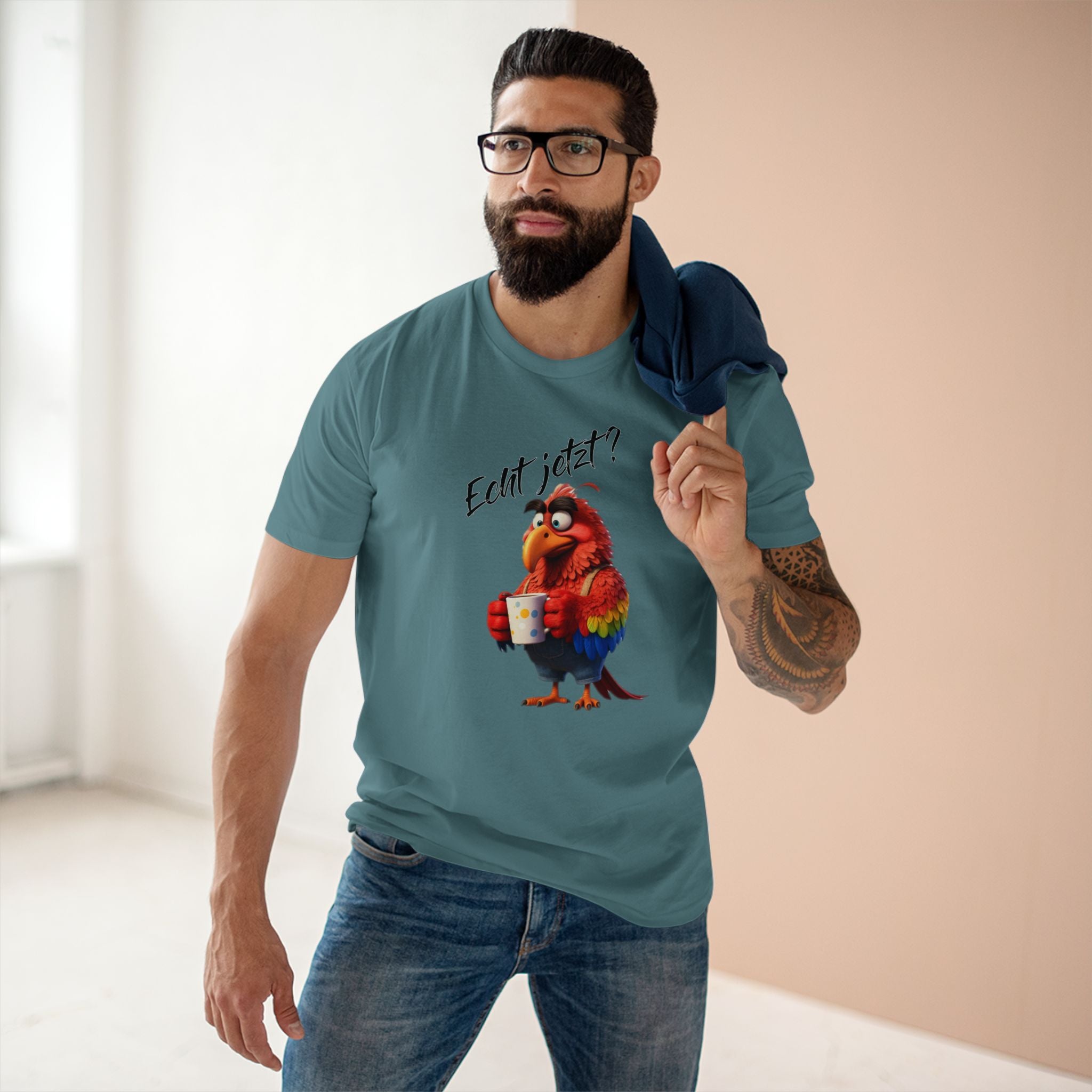 Papagei „Echt jetzt?“ T-Shirt | Humor | Phönix-Potsdam®