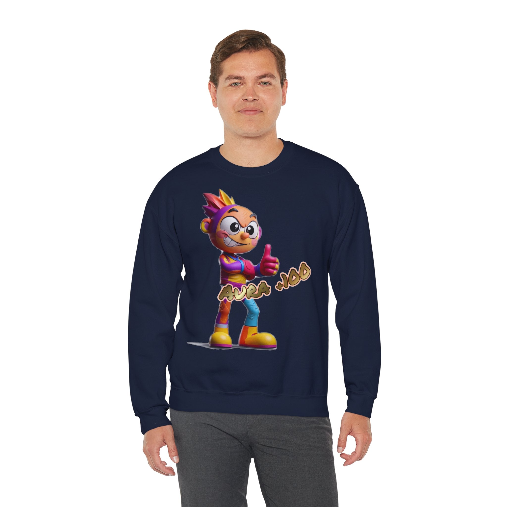 Sweatshirt „Aura +100“ | Humor | Phönix-Potsdam®