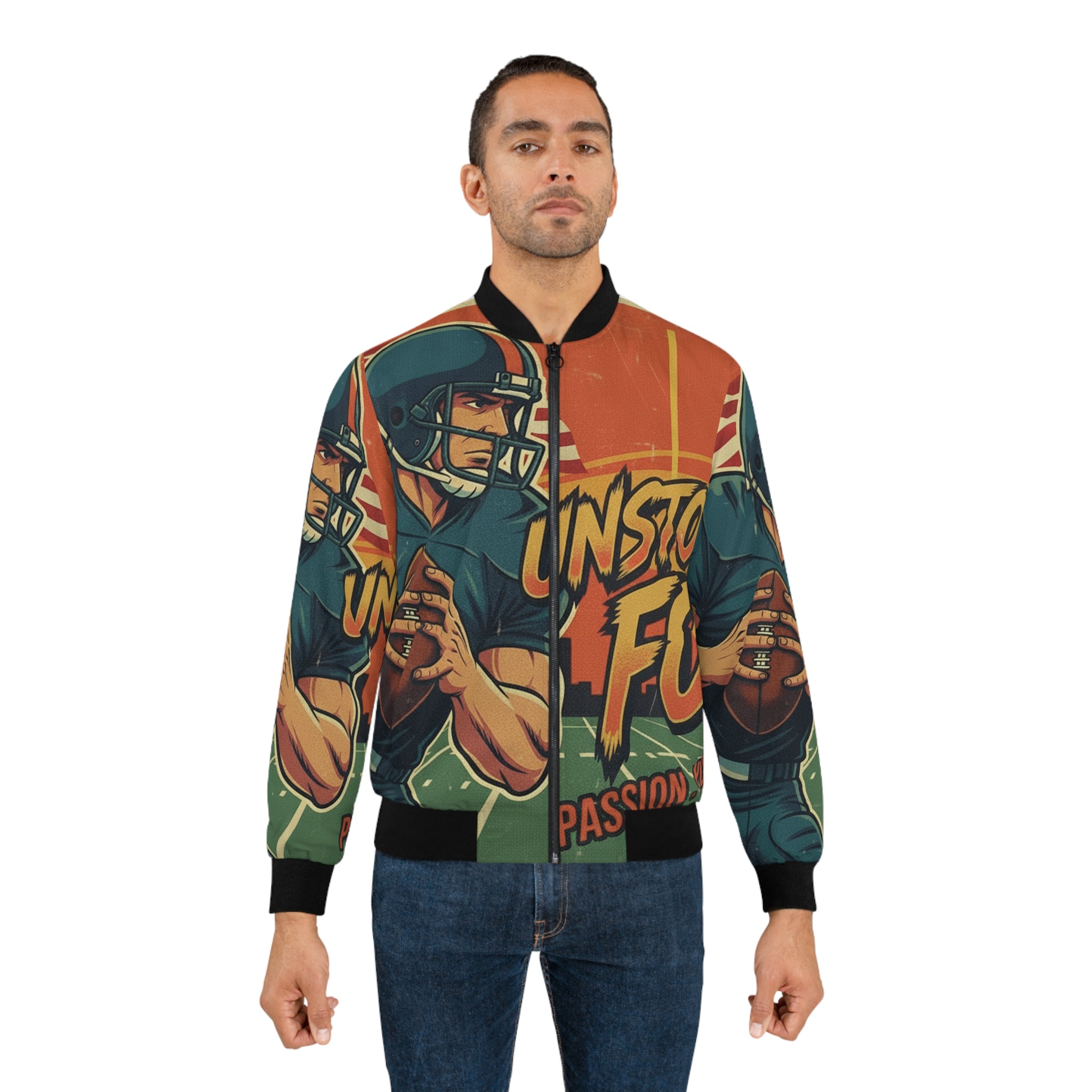 Männer Bomberjacke American Football – Unstoppable Force | Regular Fit