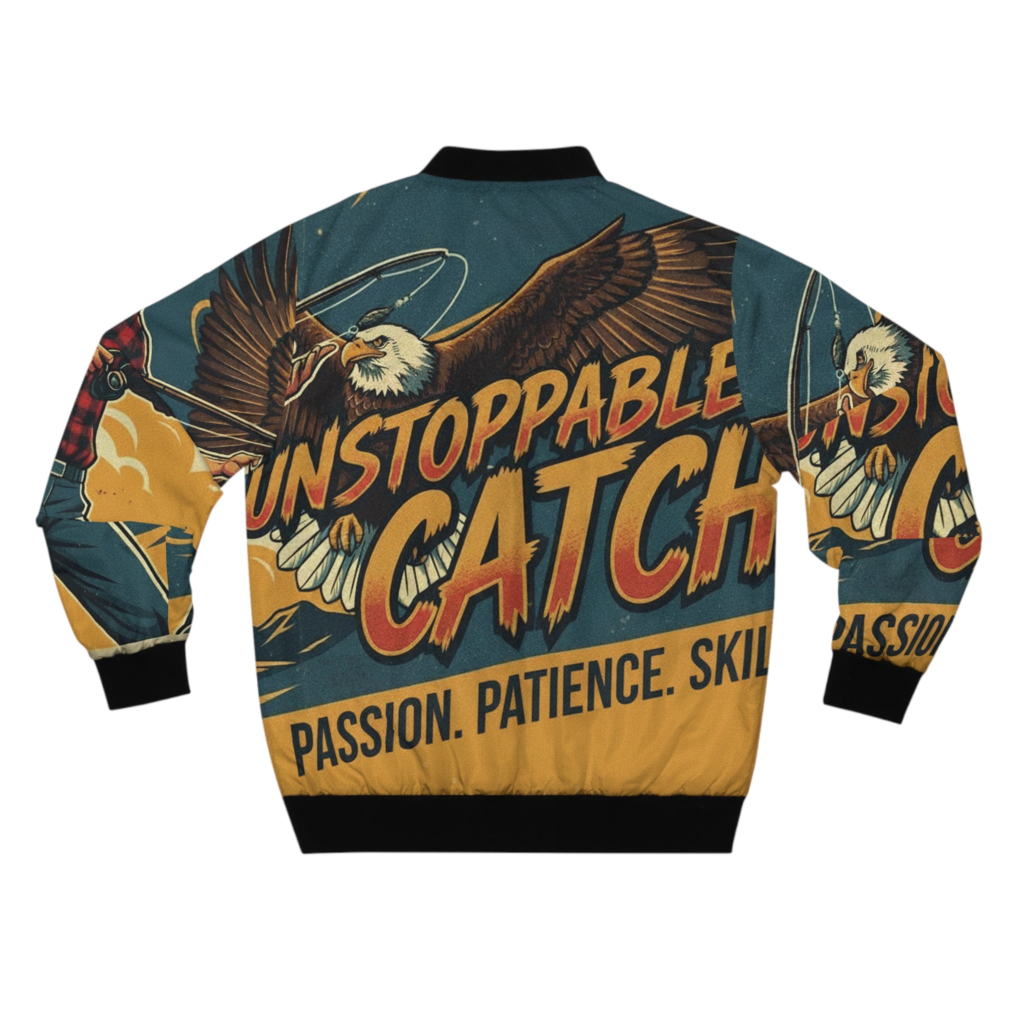 Männer Bomberjacke Angeln – Unstoppable Catch | Regular Fit