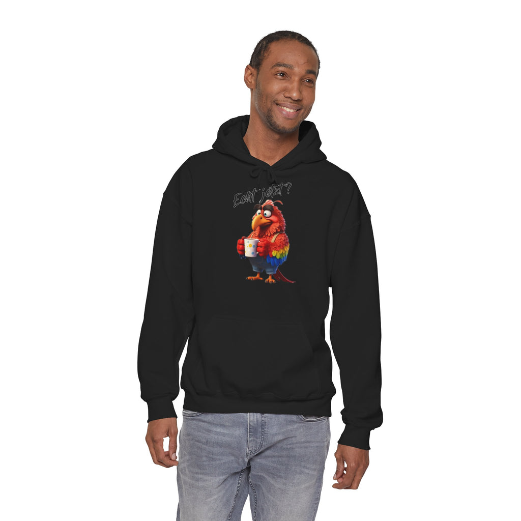 Papagei „Echt jetzt?“ Hoodie | Humor | Phönix-Potsdam®