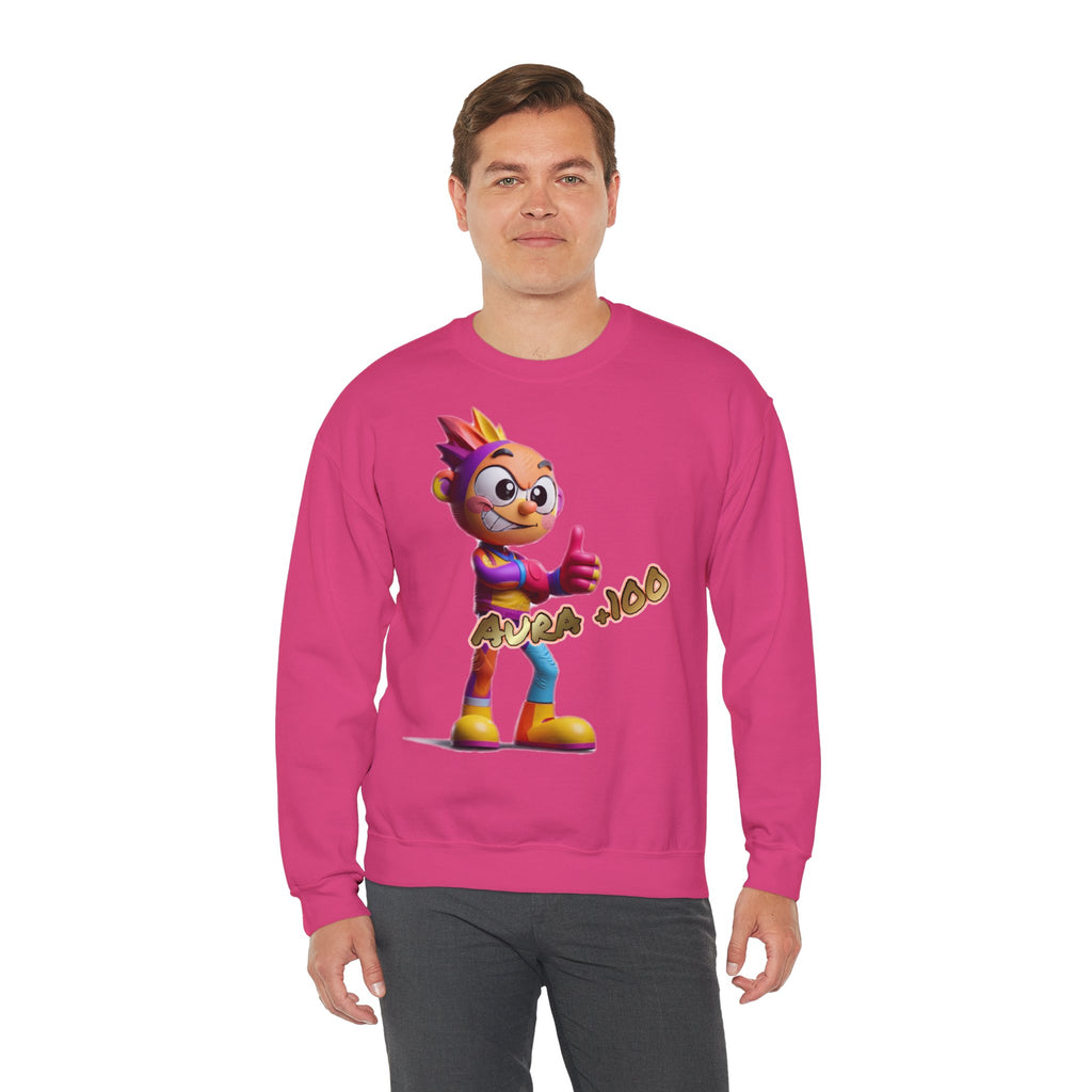 Sweatshirt „Aura +100“ | Humor | Phönix-Potsdam®