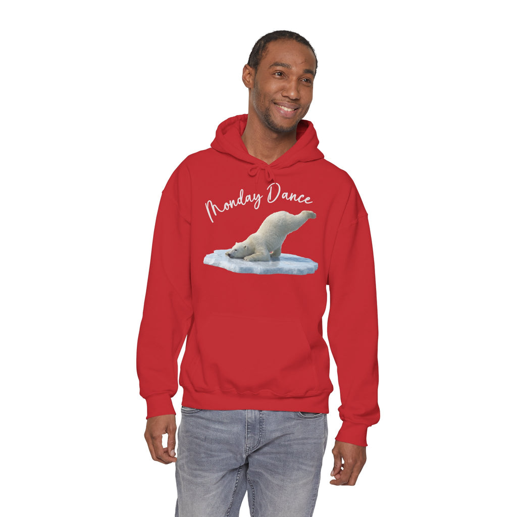 Eisbär „Monday Dance" Hoodie | Karikatur | Phönix-Potsdam®