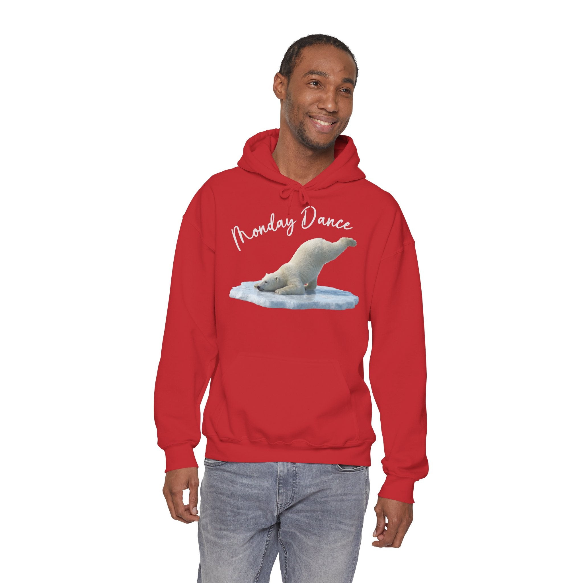 Eisbär „Monday Dance" Hoodie | Karikatur | Phönix-Potsdam®