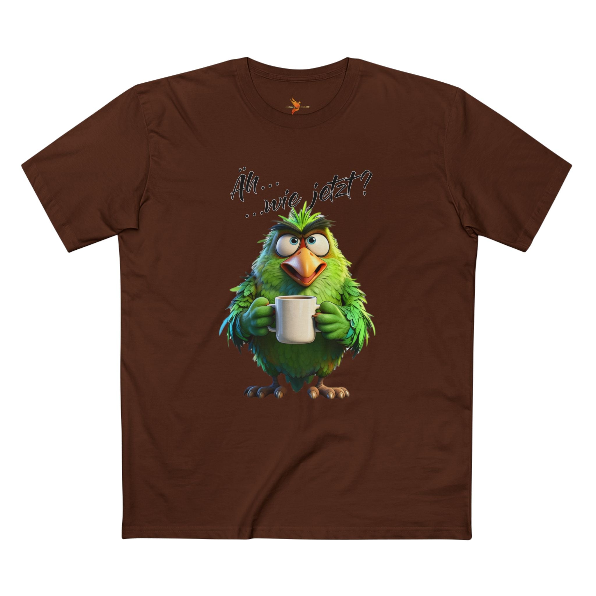 Papagei „Äh...wie jetzt?“ T-Shirt | Humor | Phönix-Potsdam®
