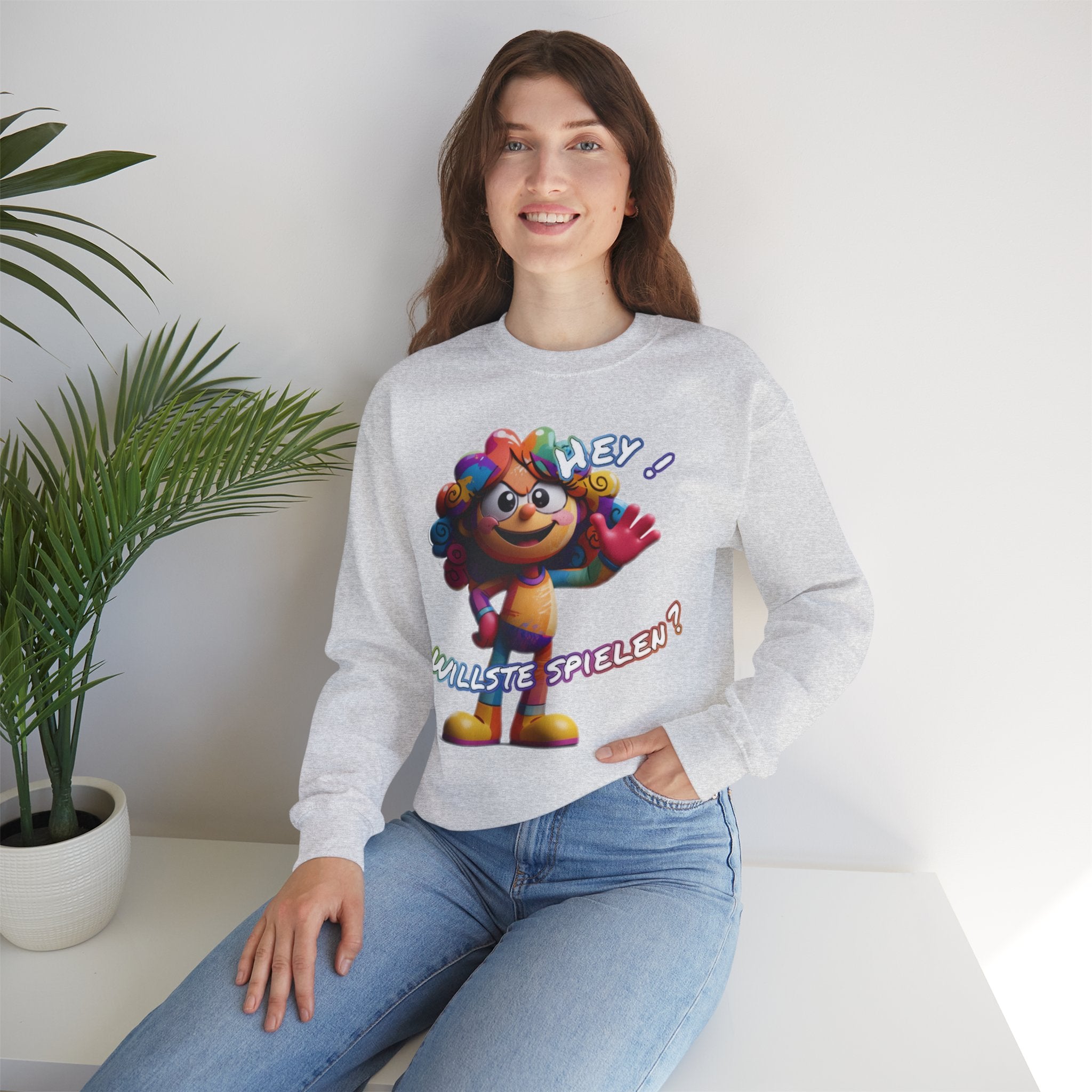 Sweatshirt „Hey! Willste spielen?“ | Humor | Phönix-Potsdam®