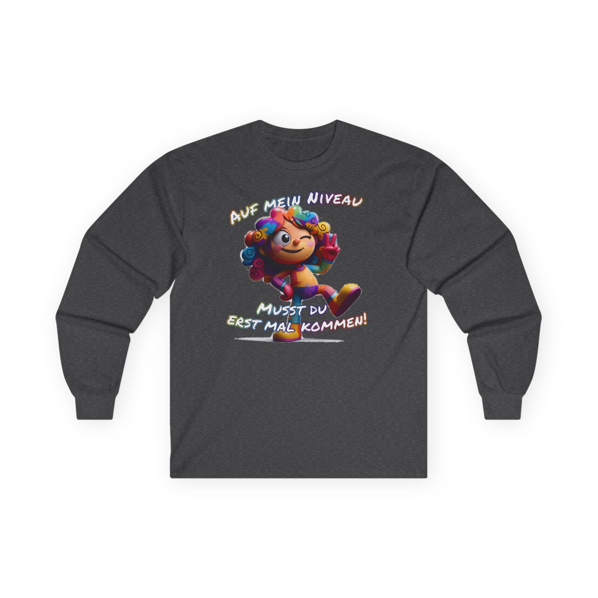 „Auf mein Niveau musst du erst mal kommen!“ Langarmshirt | Humor | Phönix-Potsdam®