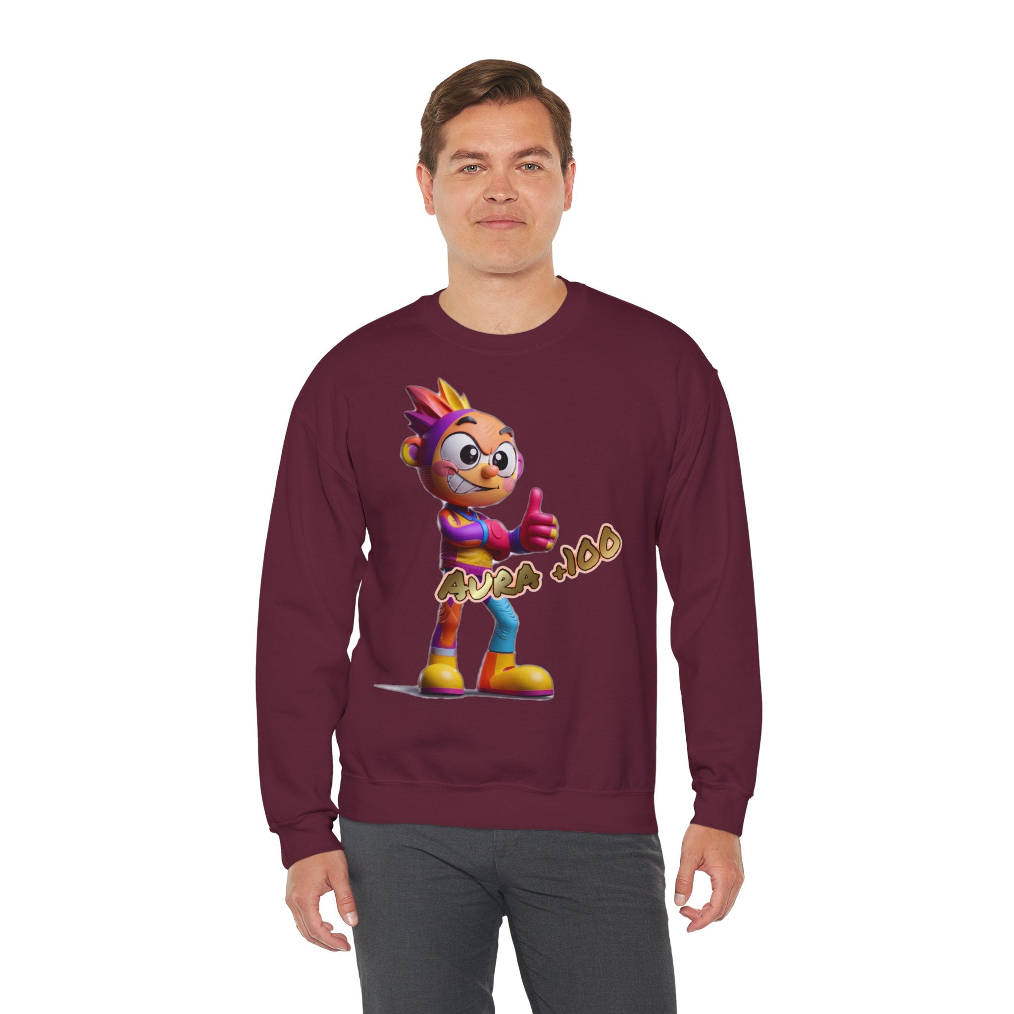 Sweatshirt „Aura +100“ | Humor | Phönix-Potsdam®