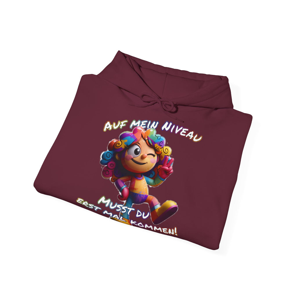„Auf mein Niveau musst du erst mal kommen!“ Hoodie | Humor | Phönix-Potsdam®