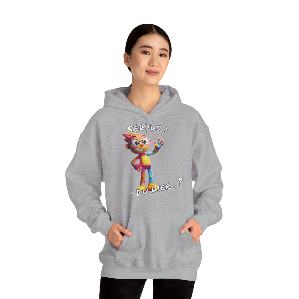 Hoodie „Servus! Du hier..?“ | Humor | Phönix-Potsdam®